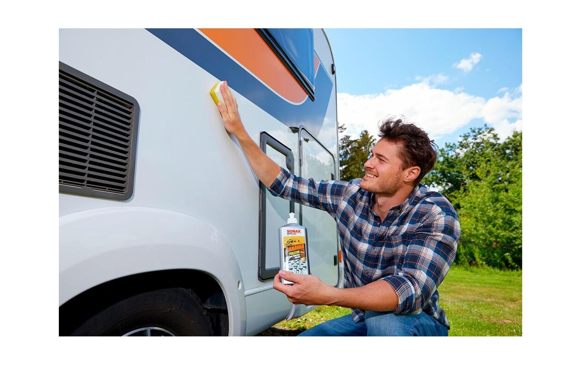 Sonax Fix-Set Caravan – Pflegeset für diverse Materialien