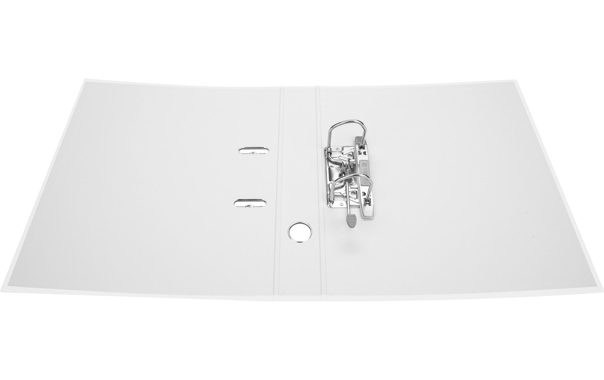 Biella Ordner – A4 hoch – 2-Ring Hebelmechanik, Rücken 40 mm – weiss, Karton, mit Niederhalter, FSC