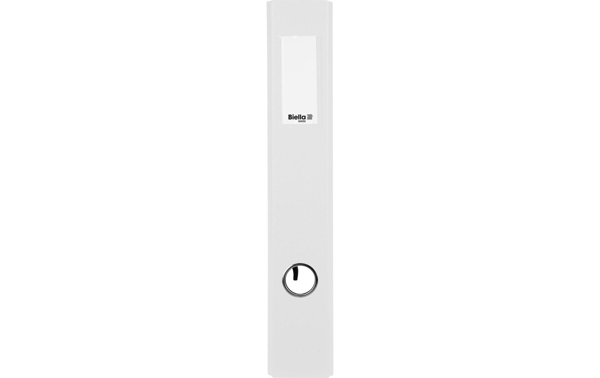 Biella Ordner – A4 hoch – 2-Ring Hebelmechanik, Rücken 40 mm – weiss, Karton, mit Niederhalter, FSC