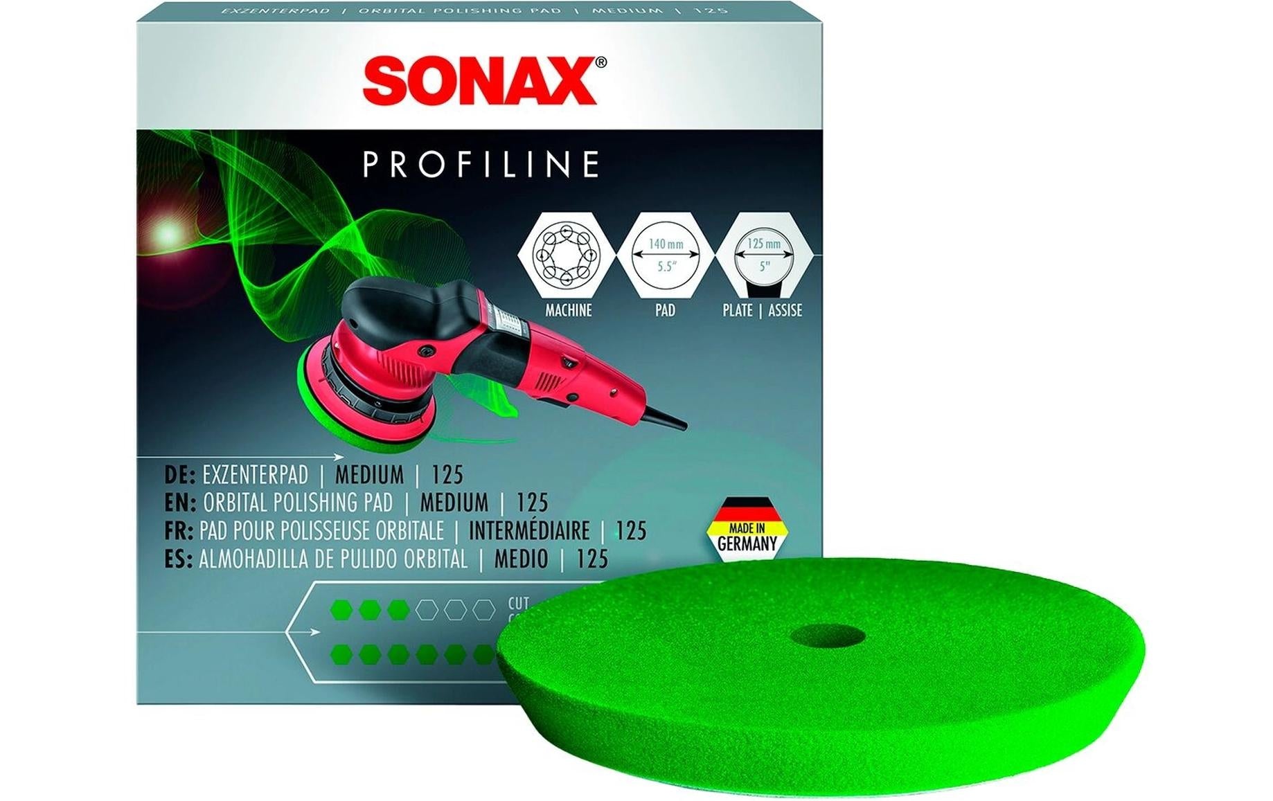 Sonax Polierpad PROFILINE – Ø14,3 cm – Medium