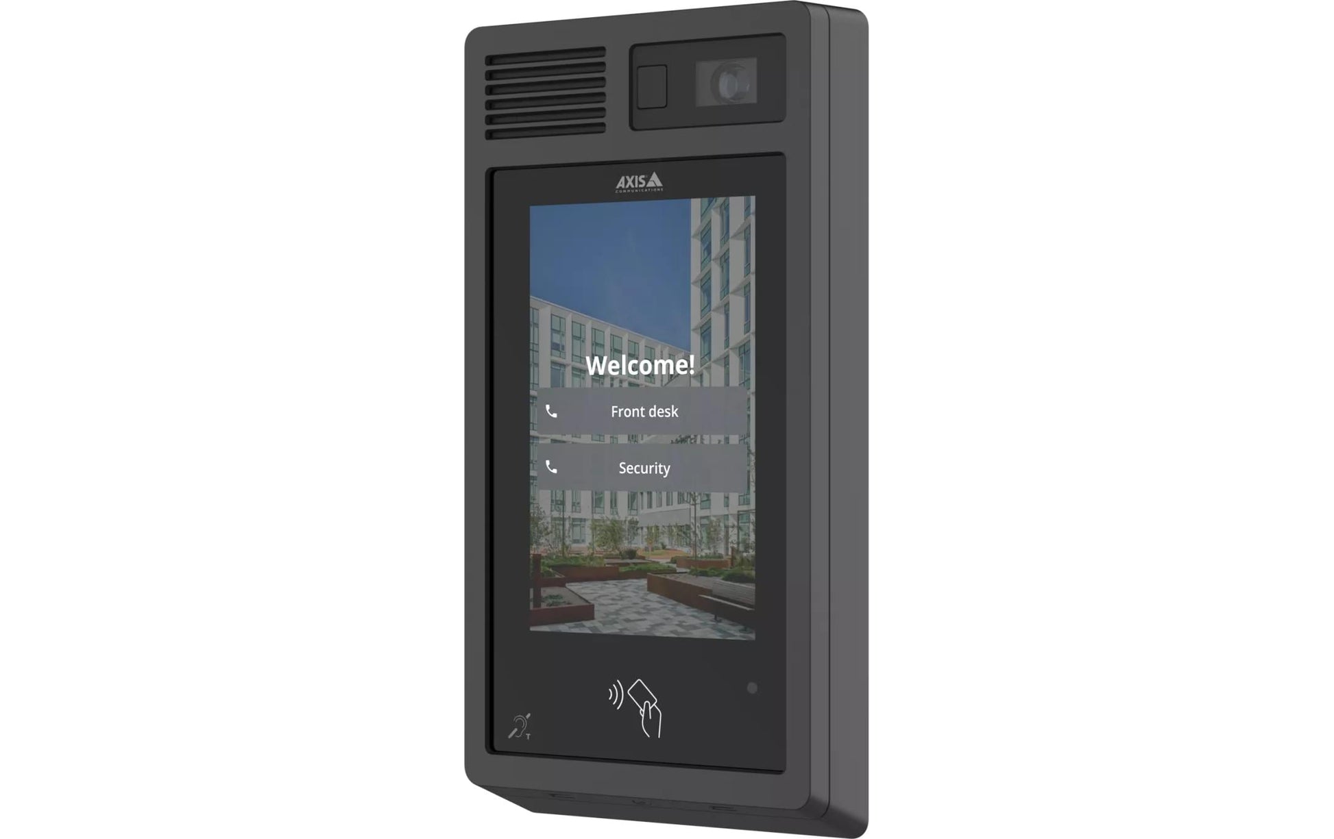 Axis Netzwerk Video Intercom I8307-VE – 1 Taste, schwarz
