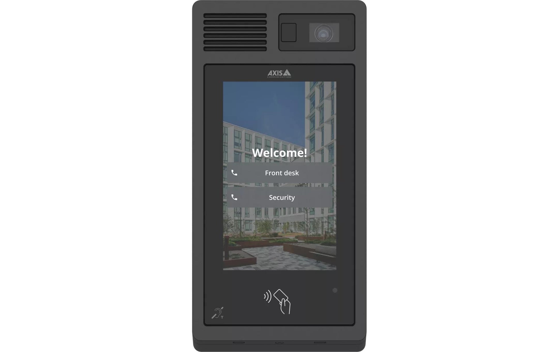 Axis Netzwerk Video Intercom I8307-VE – 1 Taste, schwarz