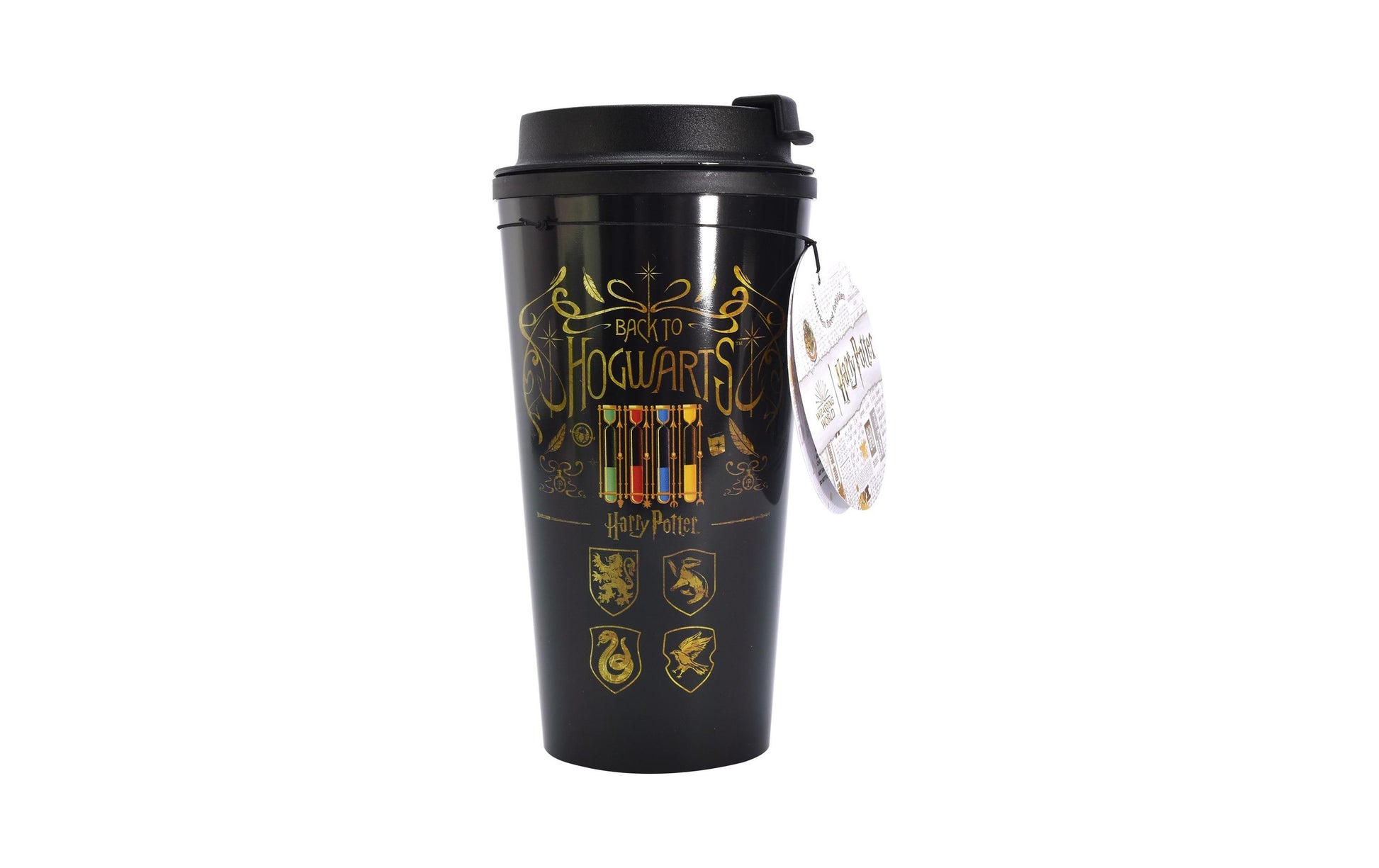 Thumbs Up Harry Potter Kaffeebecher – 450 ml, 9,0 × 6,3 × 18,4 cm, Keramik, mit Deckel (Flip-Top)