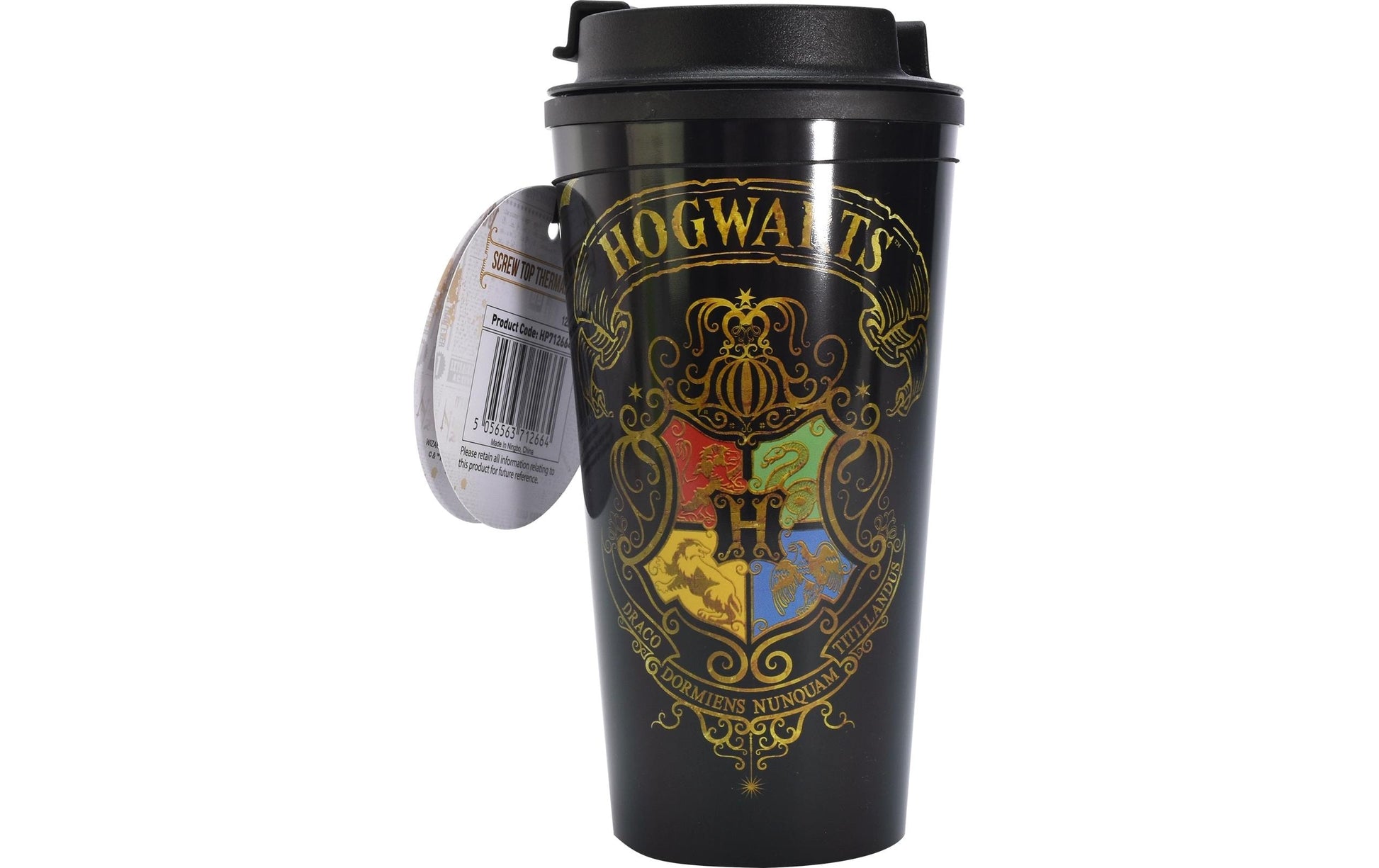Thumbs Up Harry Potter Kaffeebecher – 450 ml, 9,0 × 6,3 × 18,4 cm, Keramik, mit Deckel (Flip-Top)