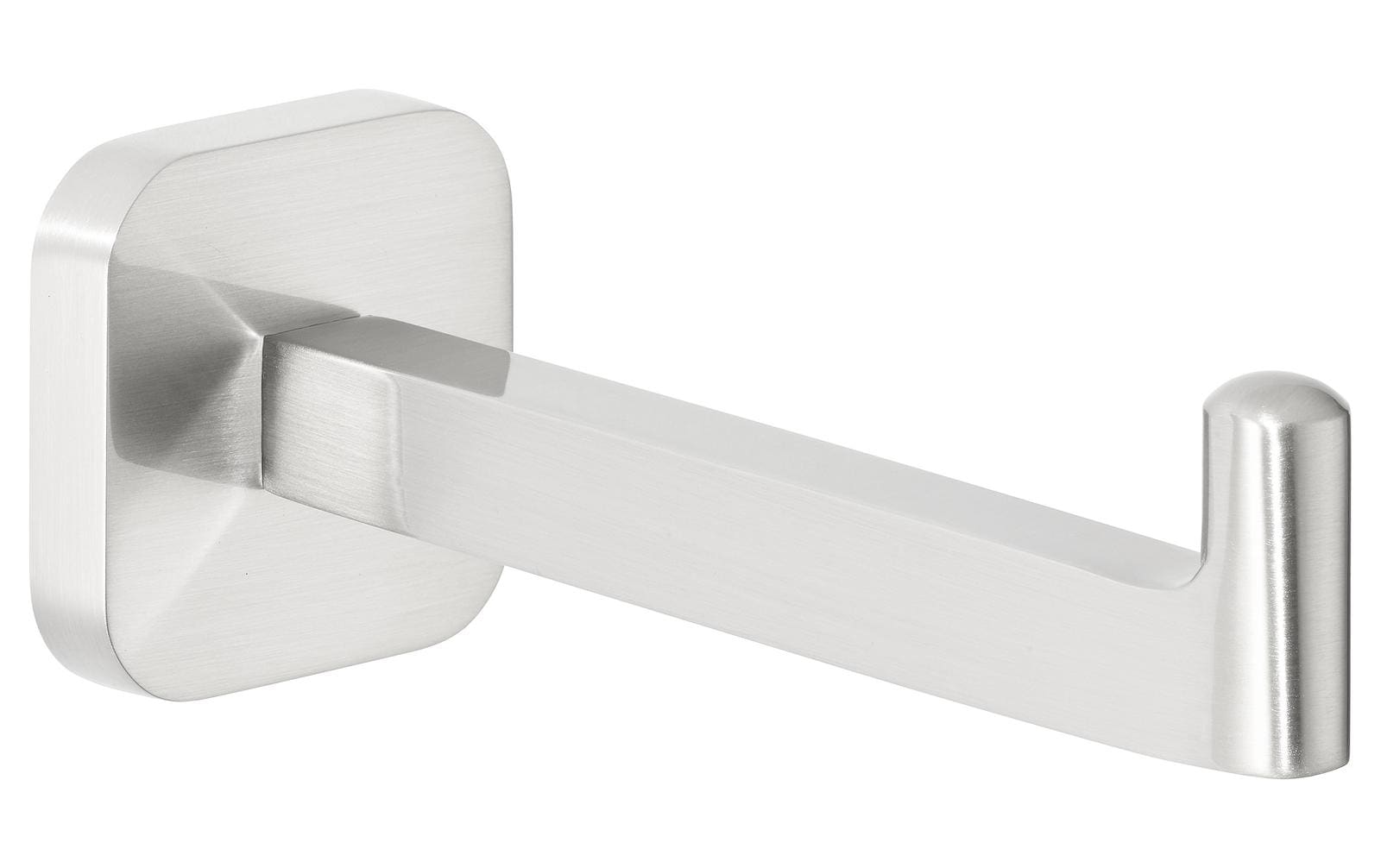 TESA Toilettenpapierhalter – Metall/Silber, selbstklebend, B × H 5,0 × 5,0 cm