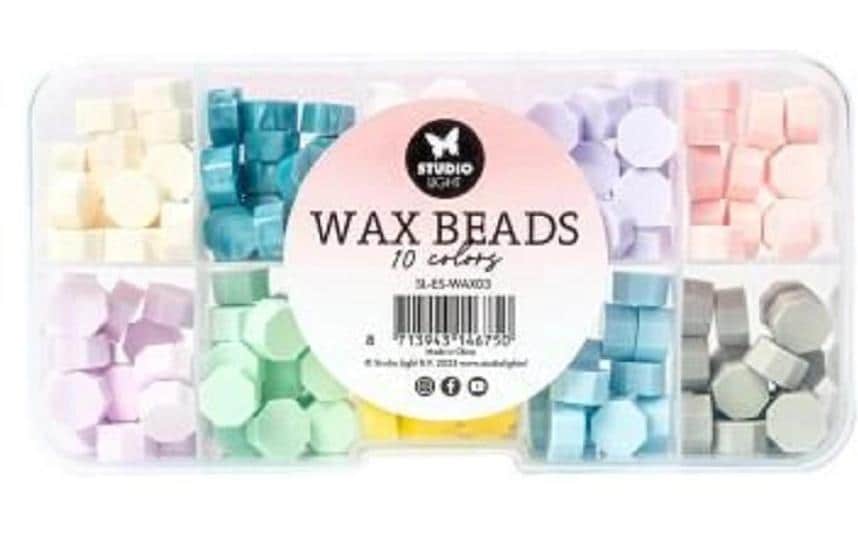 Studio Light Wachsperlen, Wachs, Mehrfarbig, 12,7 × 6,5 × 2,0 cm, 1 Stk., SL-ES-WAX03