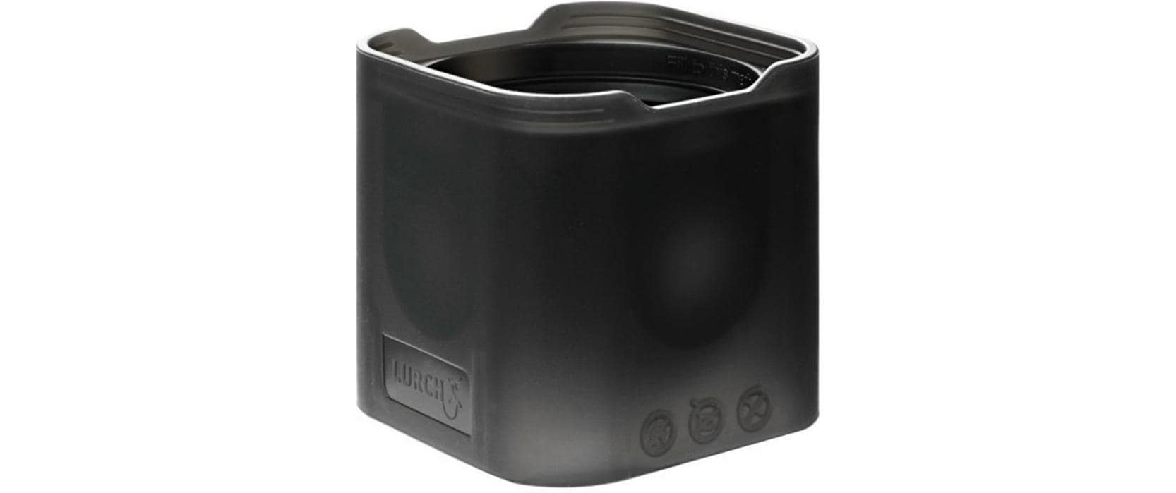Lurch Eiswürfelform – Ø 6,4 cm, Silikon, Schwarz, 2 Stk.