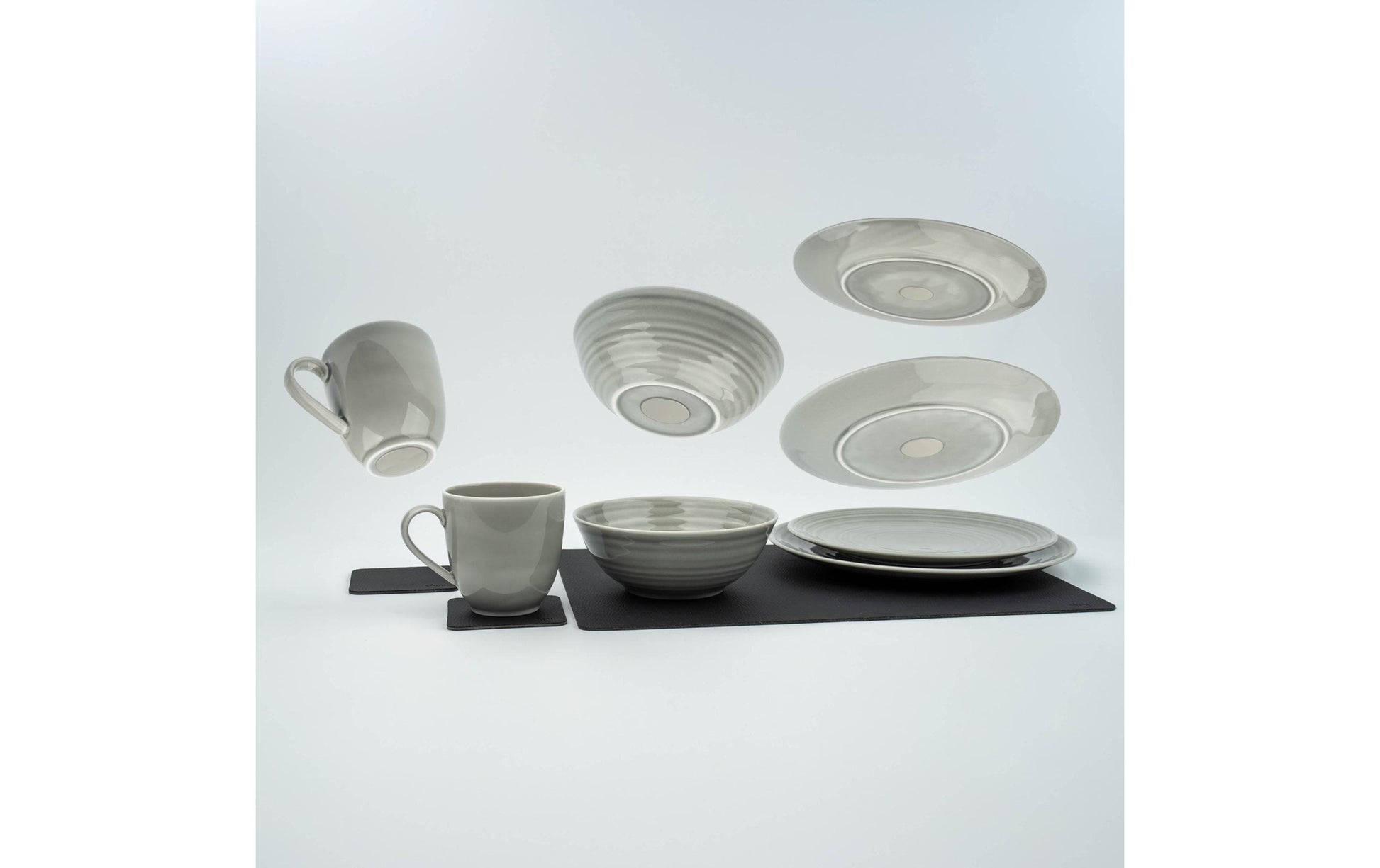 Silwy Geschirr-Set – Porzellan, beige
