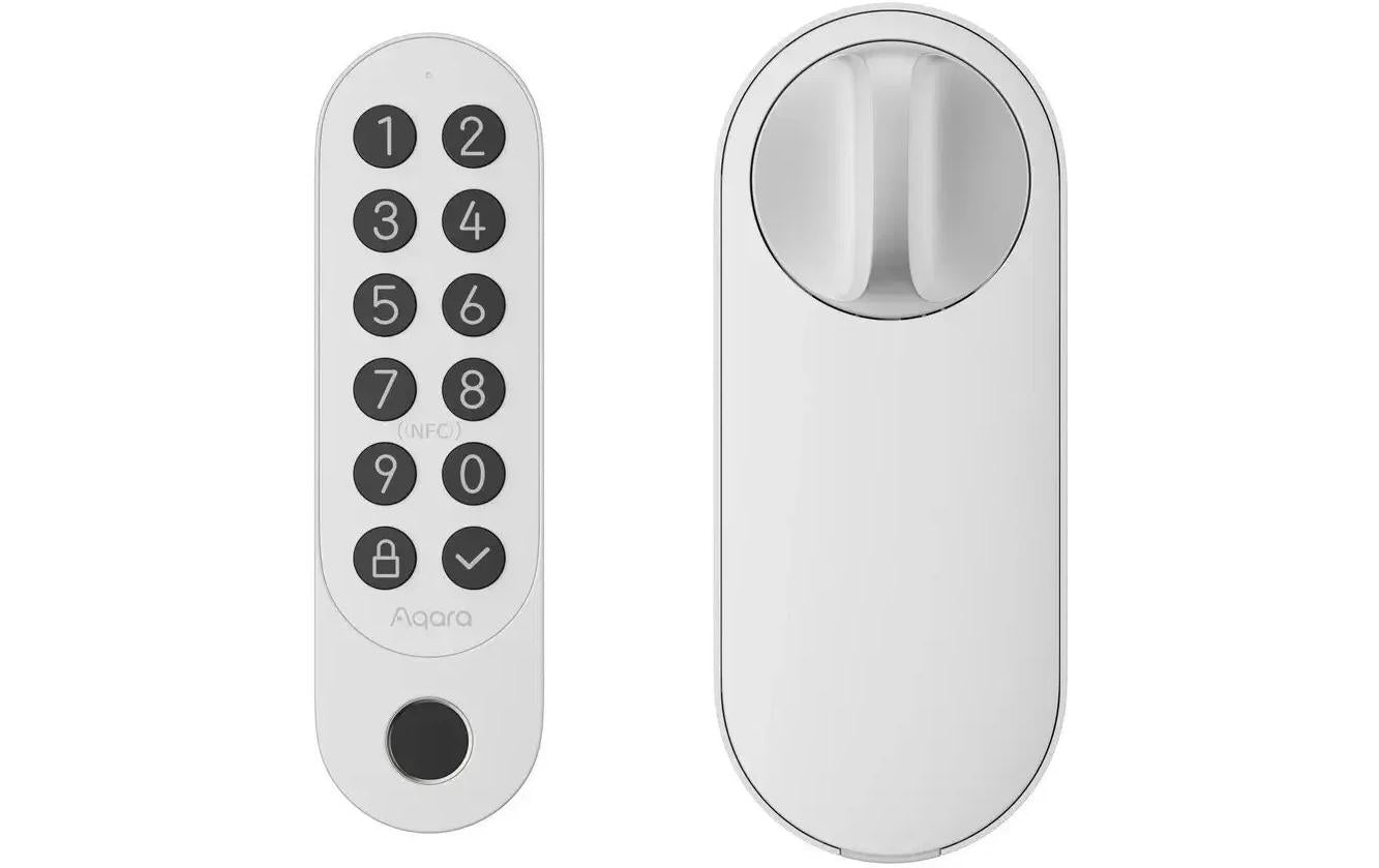 Aqara Smart Türschloss U200 – 61×62×153 mm, weiss, akkubetrieben