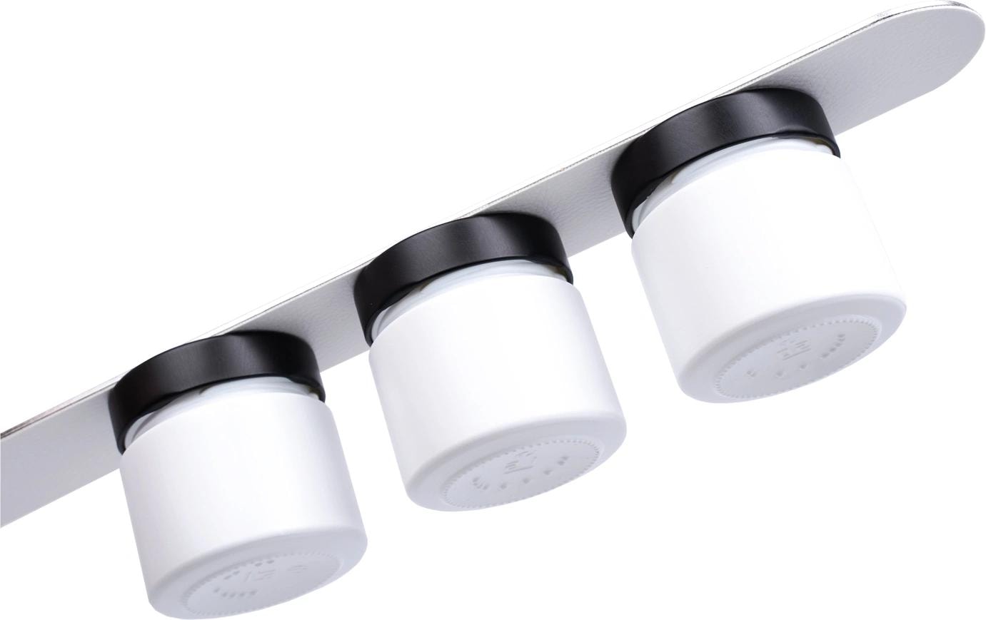 Silwy Vorratsdose 125 ml, Porzellan, Weiss, 3er-Set