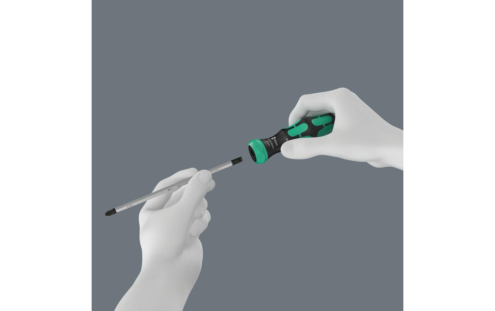 Wera Kraftform Kompakt Vario – Multi-Bit-Schraubenzieher-Set PH, 7-teilig