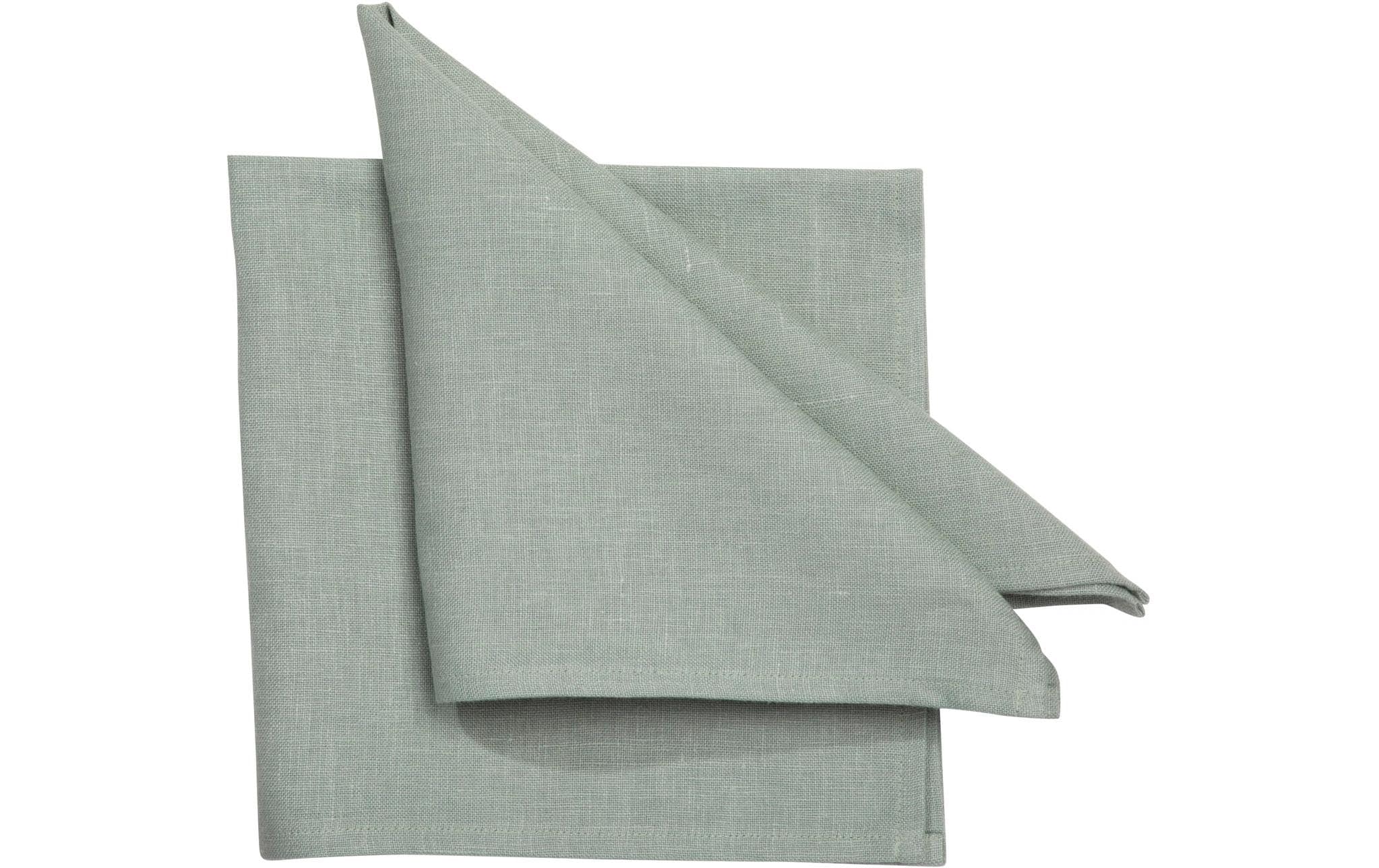 Pichler Stoffserviette Pure Jade – 45 × 45 cm, Leinen – 6er-Set