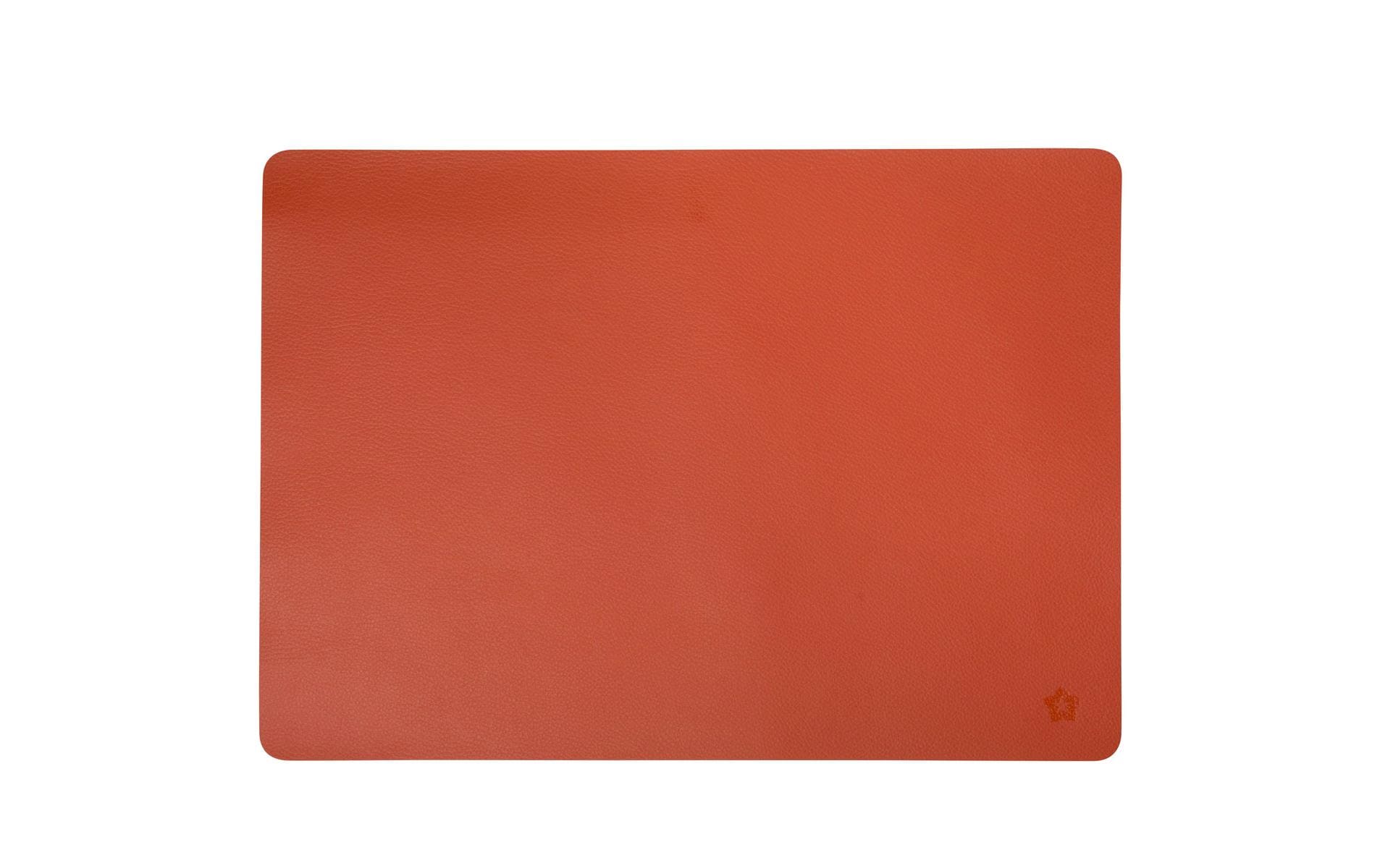 Pichler Tischset Jazz – Polyamid, Kunstleder (PU), Rot, 46 × 33 cm – 2er-Set