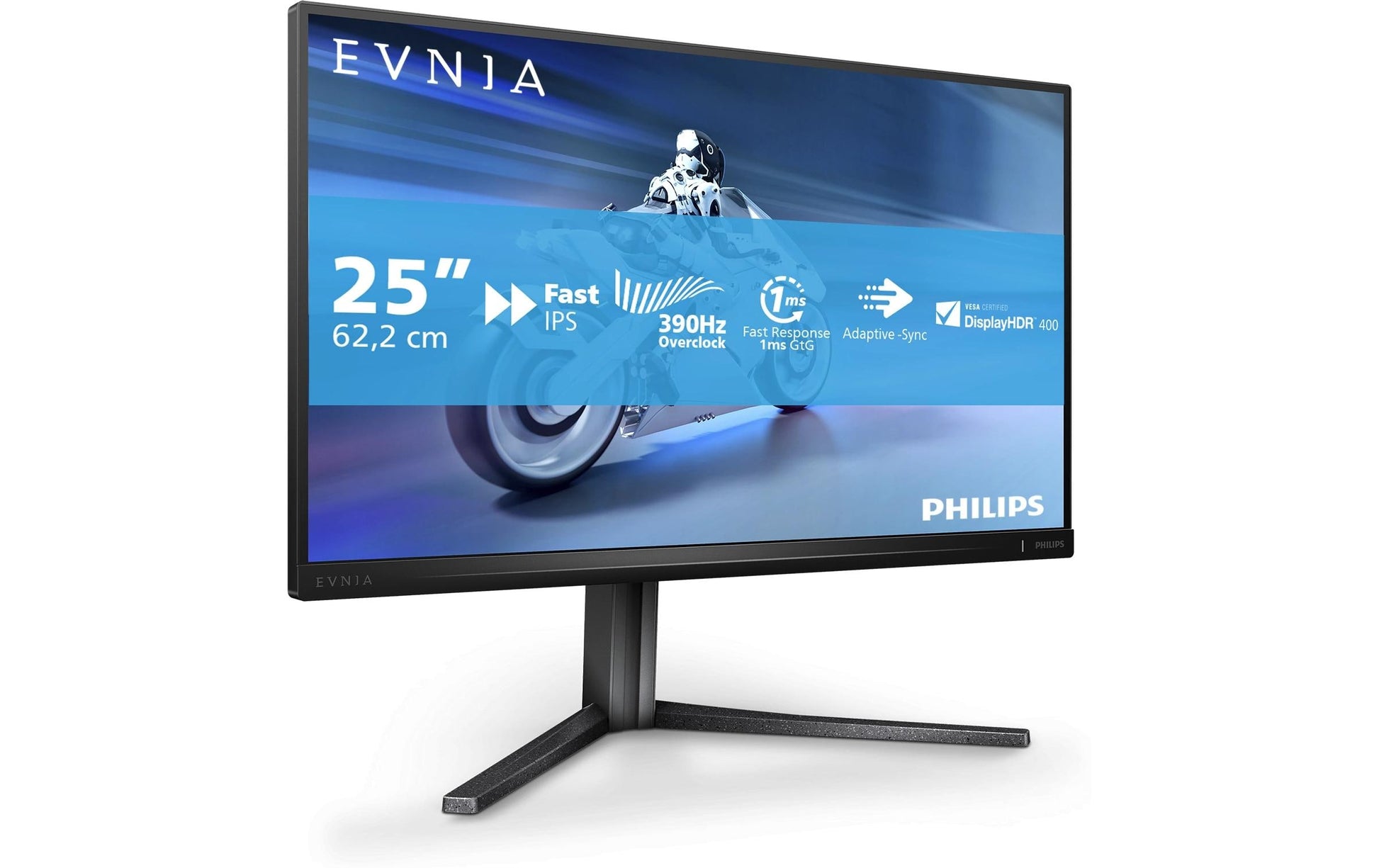 Philips 25M2N5200U/00 – Monitor, 24,5" 1920 × 1080 (Full HD), IPS, 390 Hz, 400 cd/m², Höhenverstellbar, USB-Hub