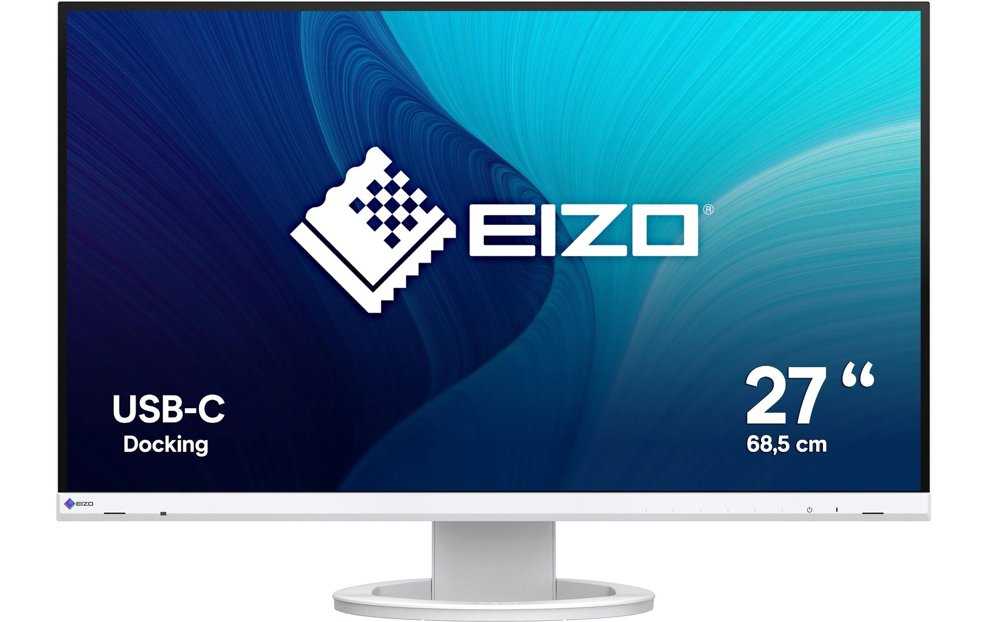 EIZO FlexScan EV2720S – Monitor, 27", IPS, 350 cd/m², USB-C, Lautsprecher, VESA 100 × 100, Weiss