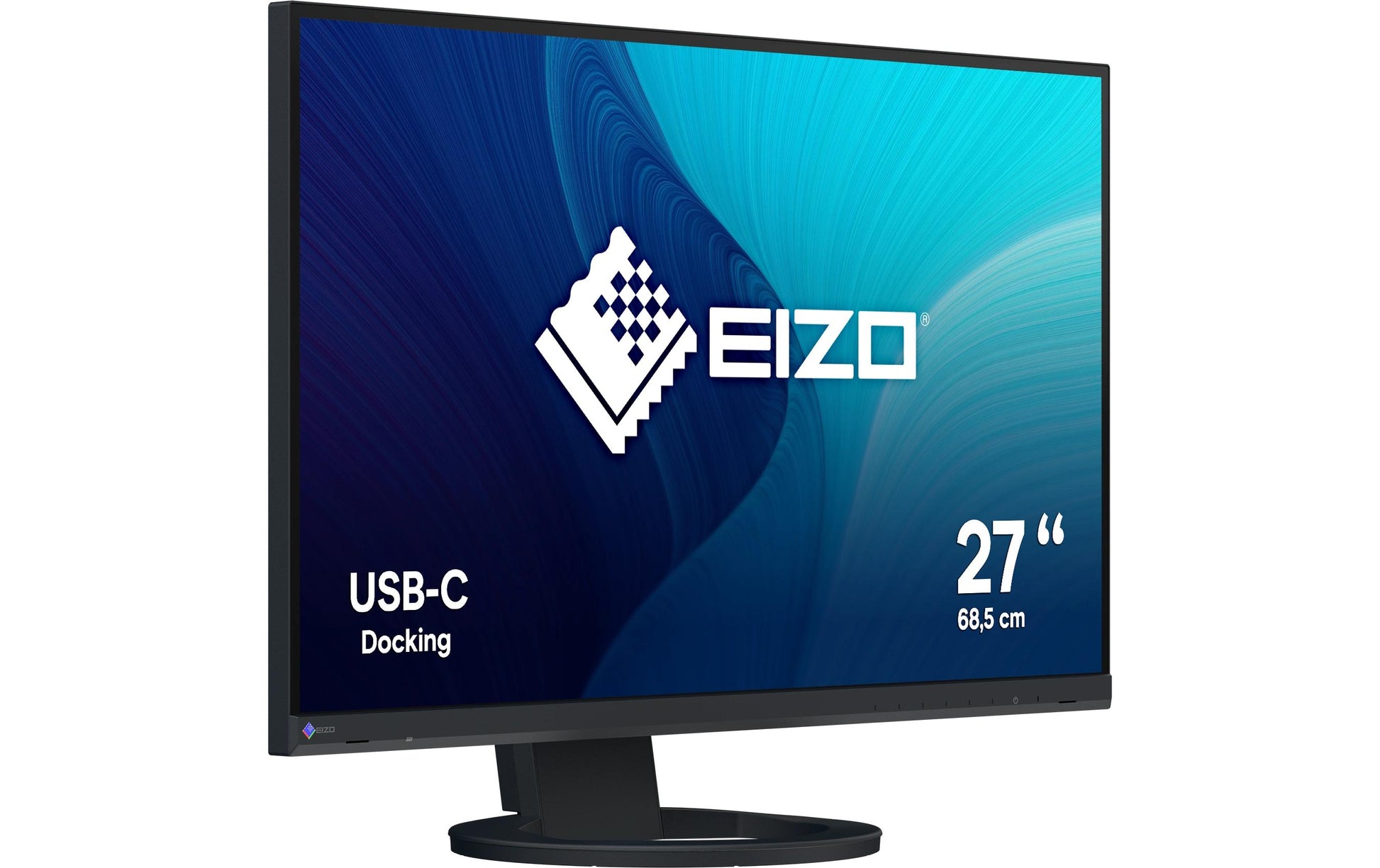 EIZO FlexScan EV2720S – Monitor, 27", IPS, 350 cd/m², USB-C, Integrierte Lautsprecher, VESA 100 × 100, Schwarz