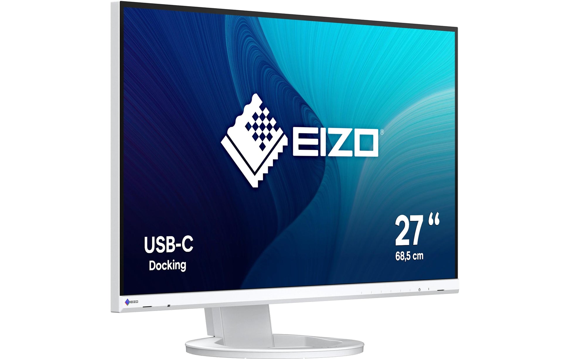 EIZO FlexScan EV2720S – Monitor, 27", IPS, 350 cd/m², USB-C, Lautsprecher, VESA 100 × 100, Weiss