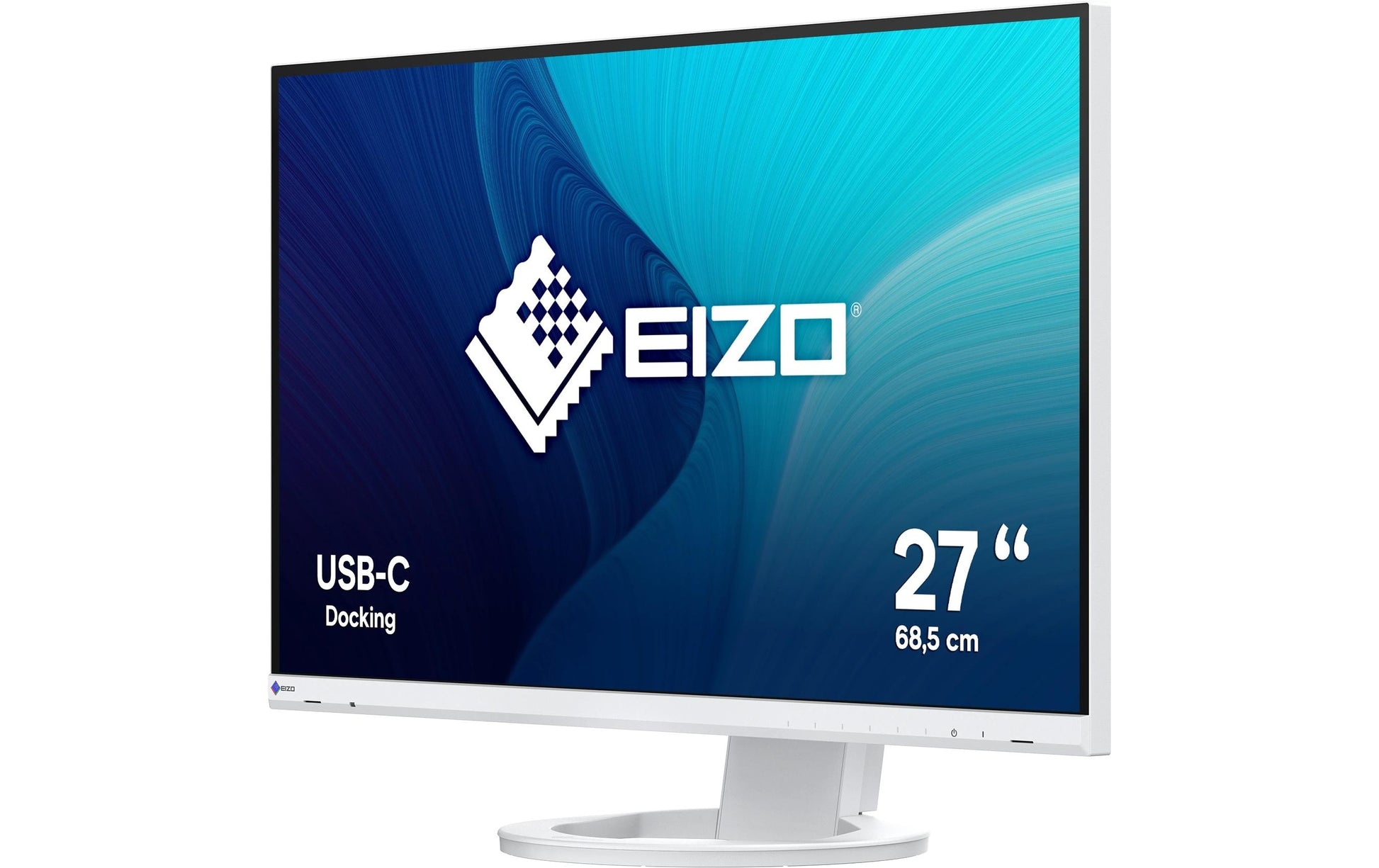 EIZO FlexScan EV2720S – Monitor, 27", IPS, 350 cd/m², USB-C, Lautsprecher, VESA 100 × 100, Weiss