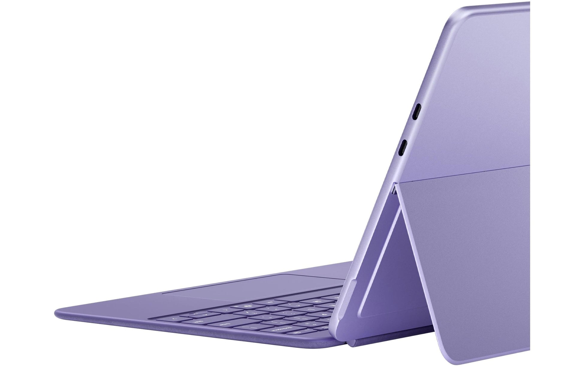 Microsoft Tastatur – für Surface Pro 12 (12"), beleuchtet, Touchpad, Alcantara, violett