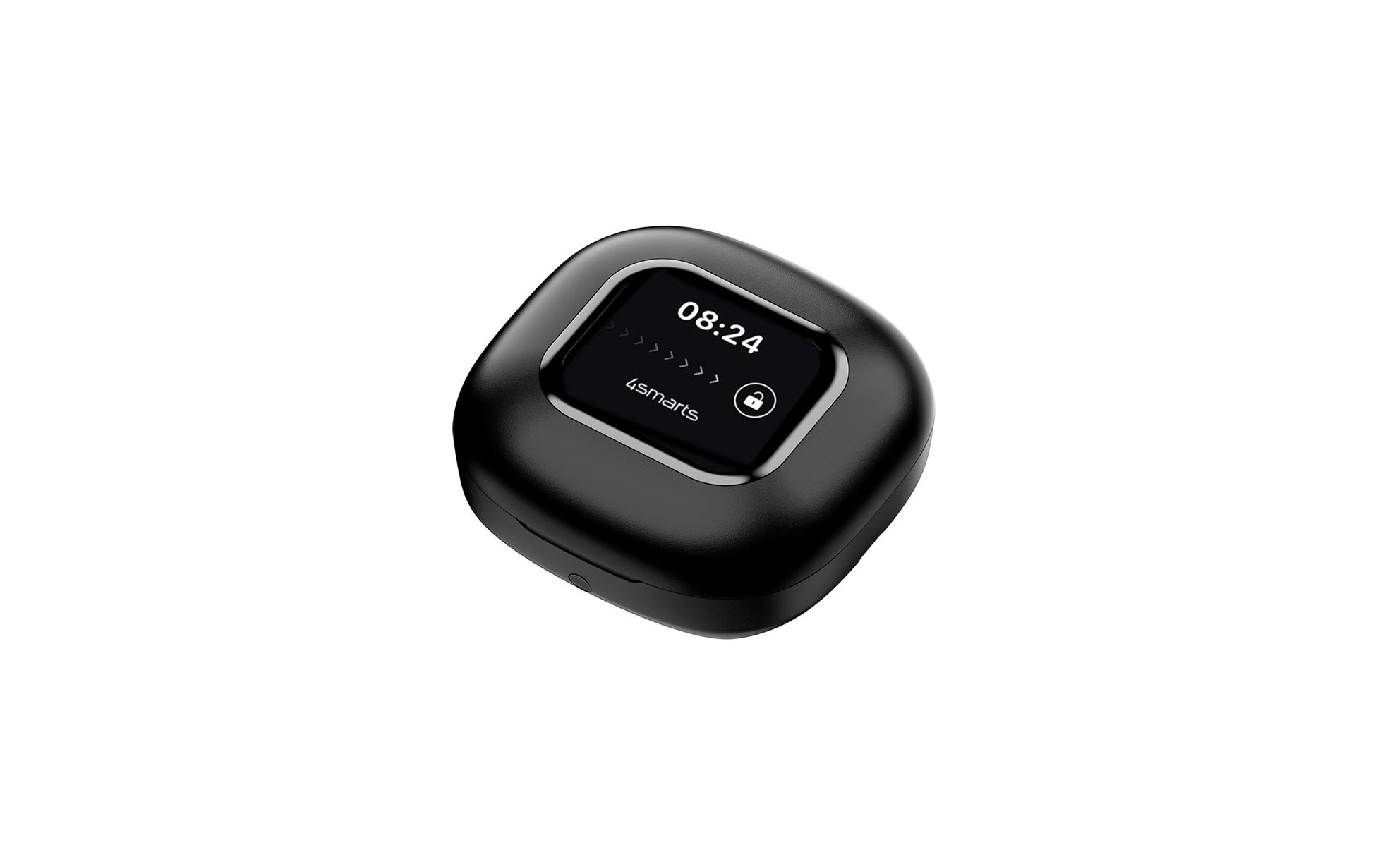 4smarts SkyBuds AI Screen – Open-Ear Headset – Bluetooth, mit Mikrofon, Digitales Display – Schwarz – bis 28 h