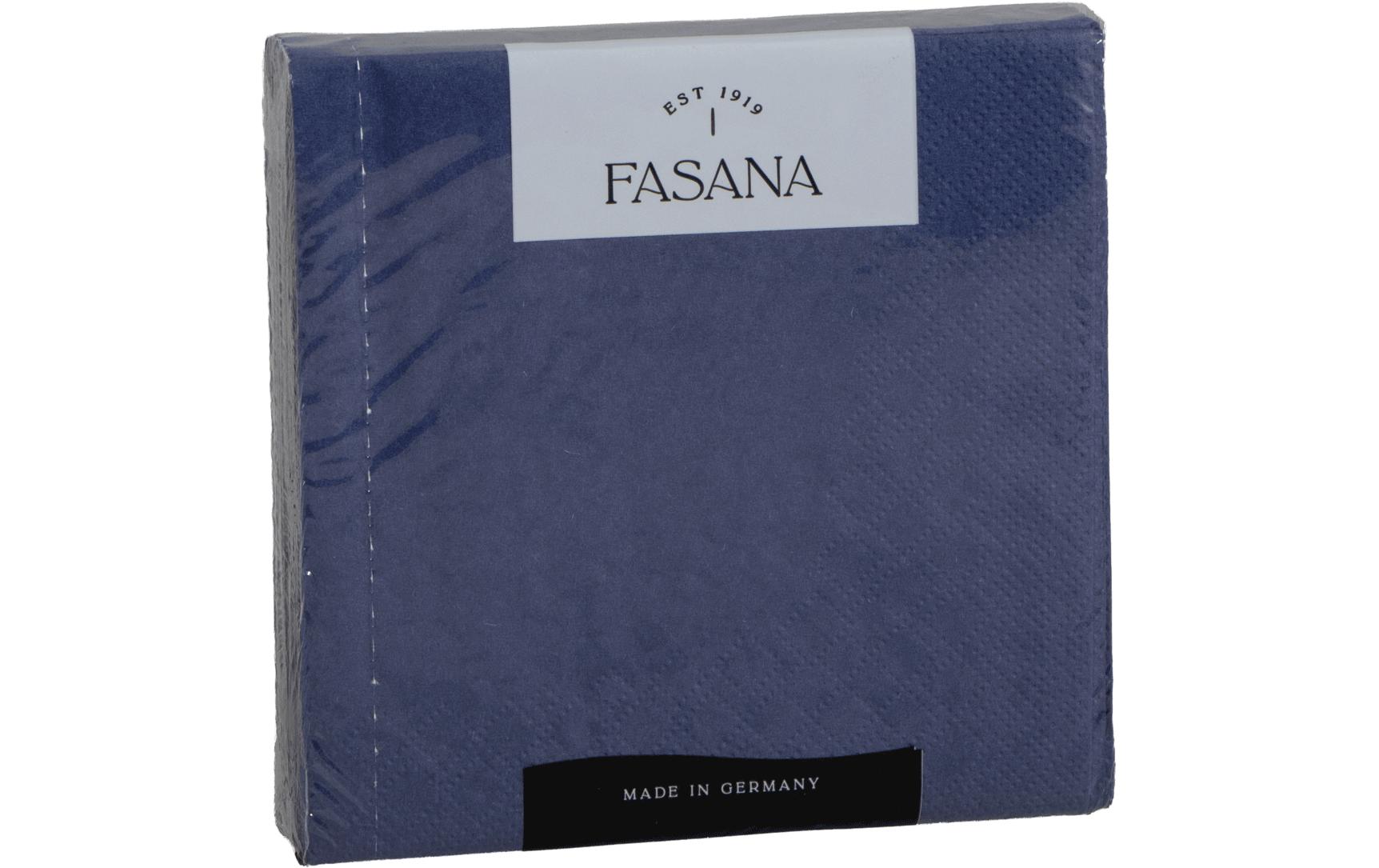 Elco Cocktail-Servietten – Blau – 24 × 24 cm, 3-lagig – 20 Stück