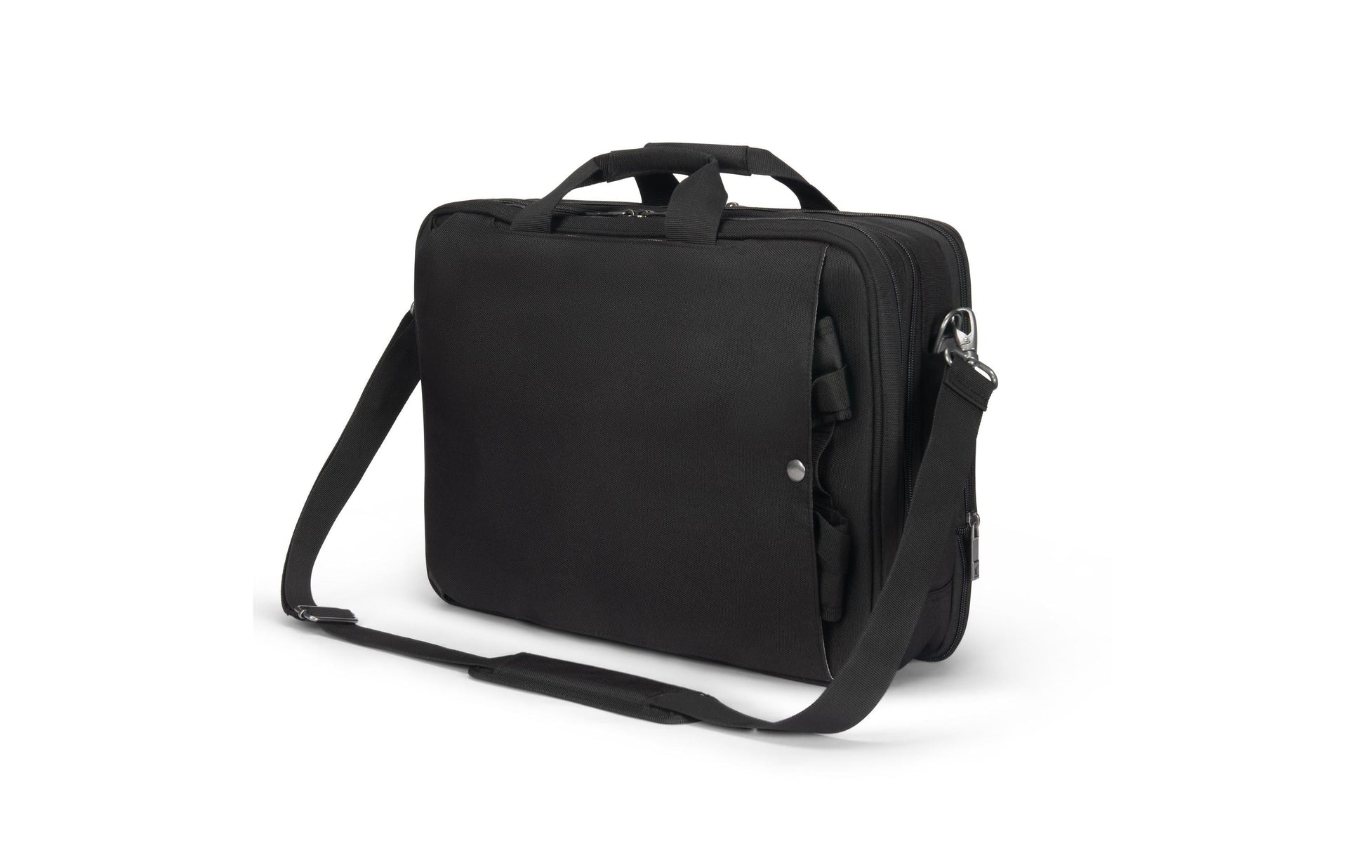 DICOTA Notebook-Tasche für Notebooks bis 16" – verschliessbar, mit Schultergurt – Schwarz