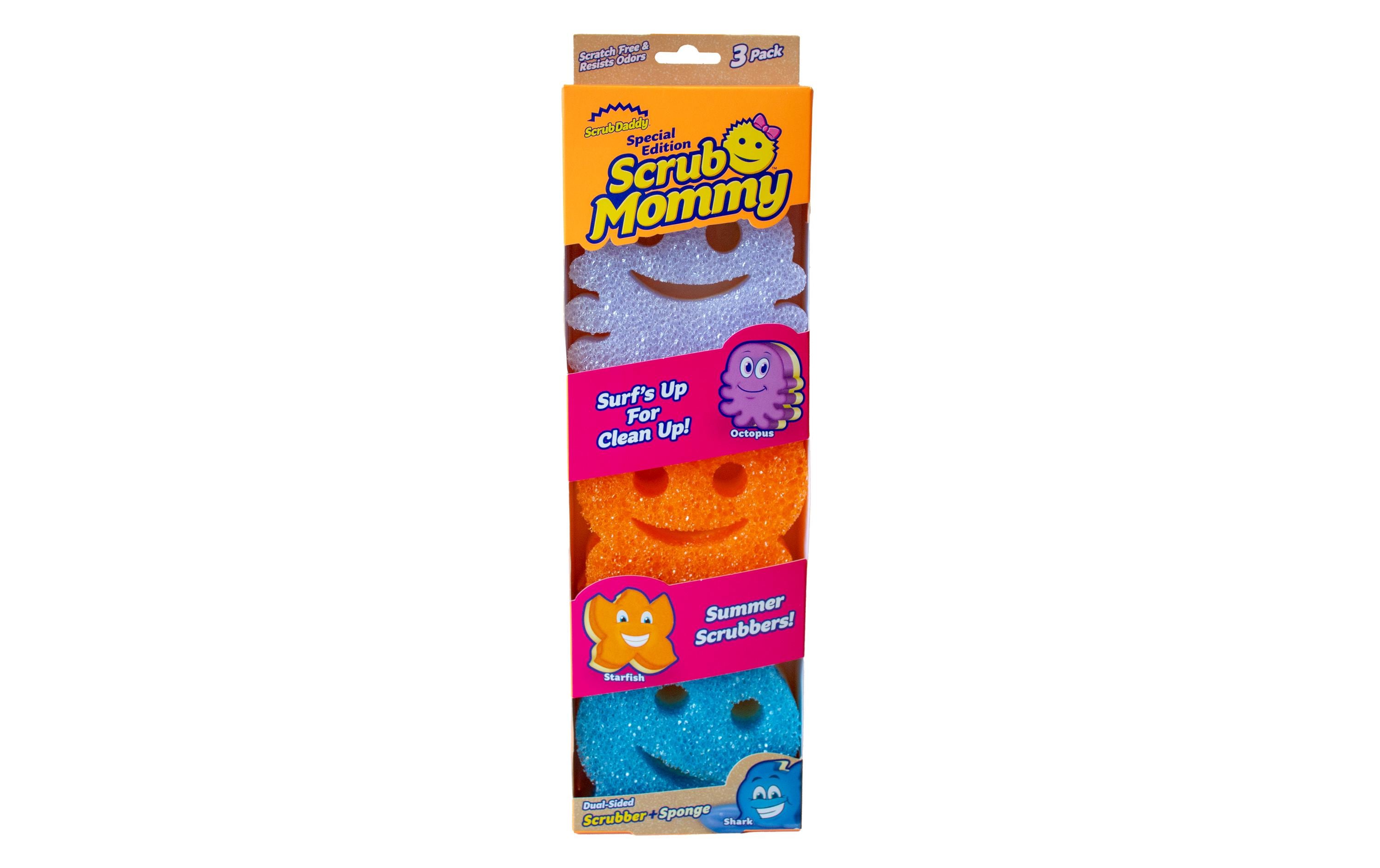 Scrub Daddy Spülschwamm Sommeredition – Kunststoff, 10,1 × 4,1 × 35 cm, mehrfarbig, 3 Stk.