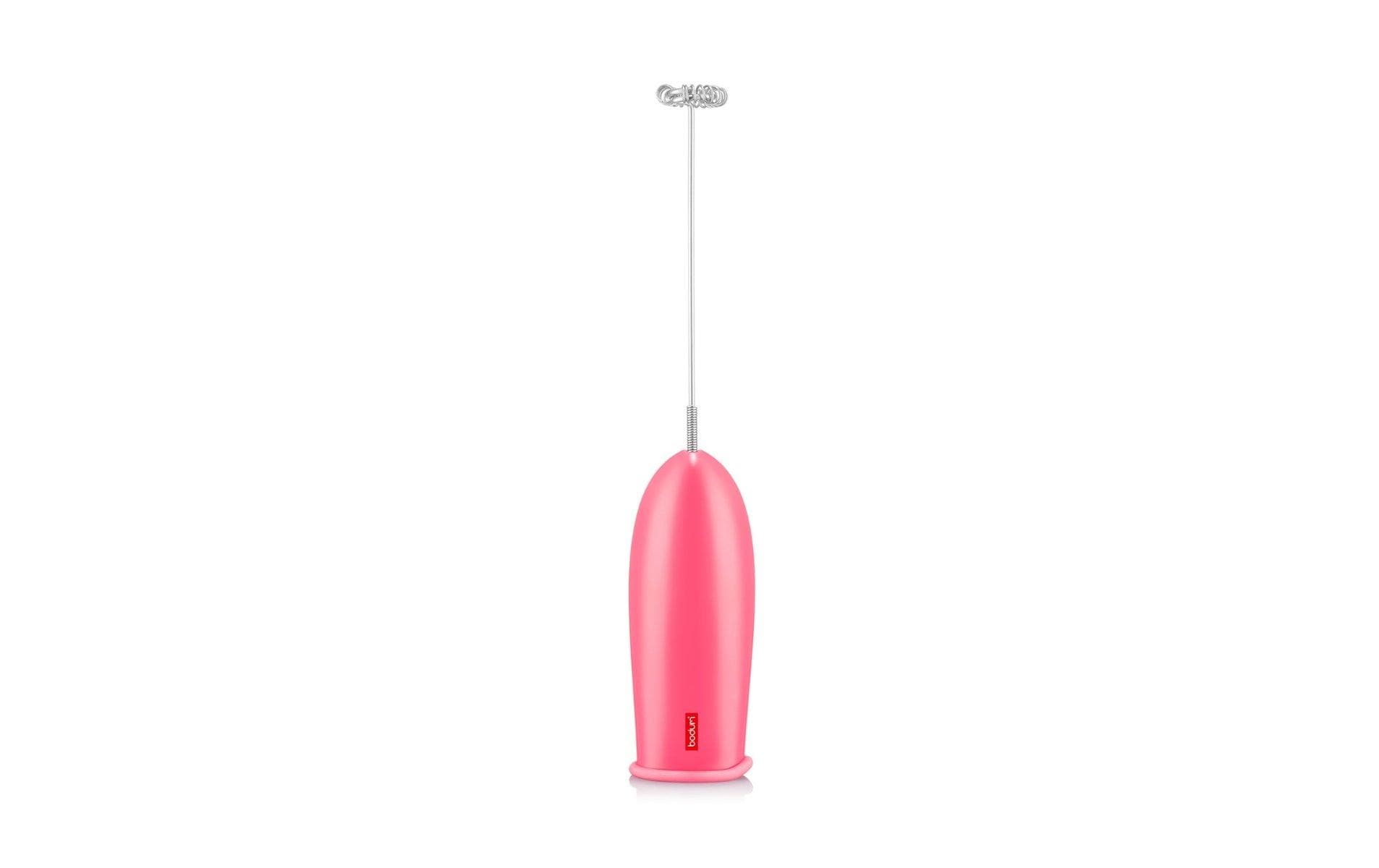 Bodum Milchschäumer-Stab 3040-539 – 2×AA – pink