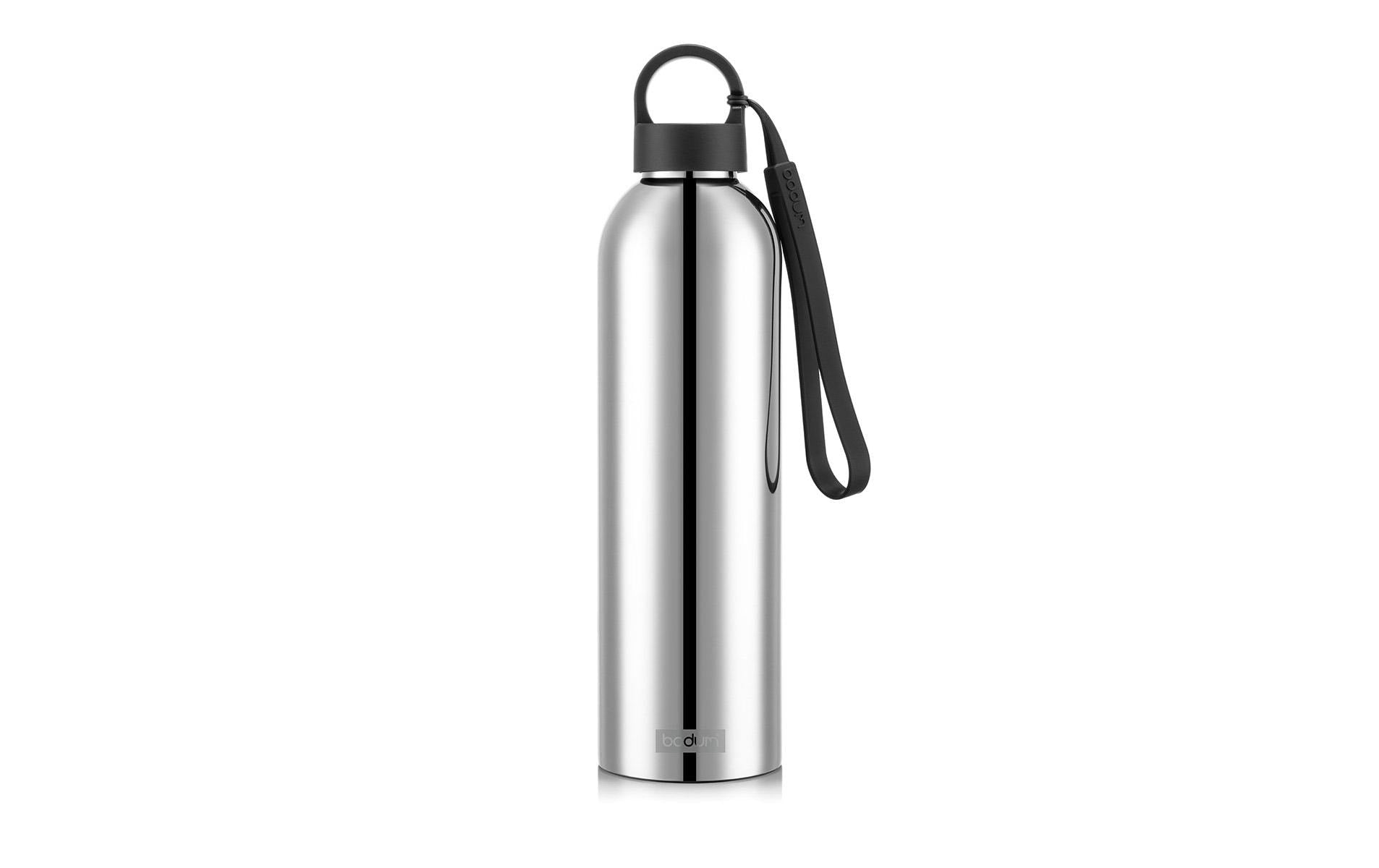Bodum Melior Isolierflasche 1 l – doppelwandig, Edelstahl, Schraubdeckel