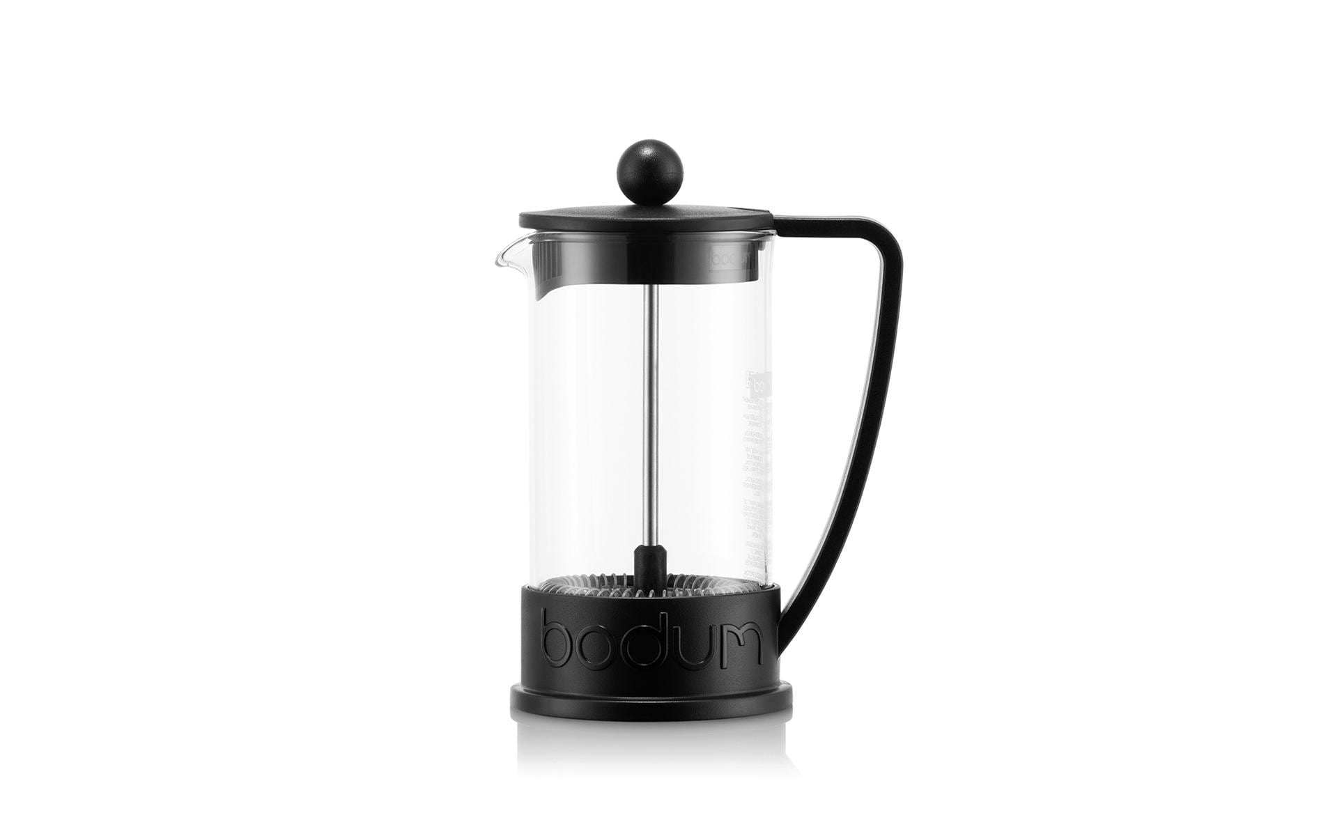 Bodum Brazil French Press / Kaffeebereiter – 0,4 l, 3 Tassen, Kunststoff