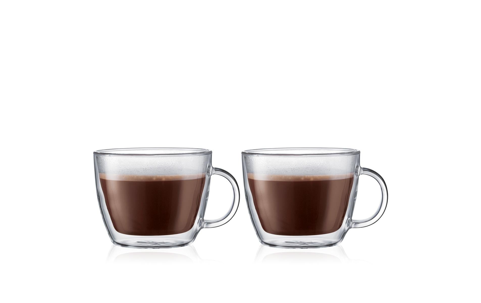 Bodum Bistro Jumbotasse – 0,45 l, Borosilikatglas, Transparent