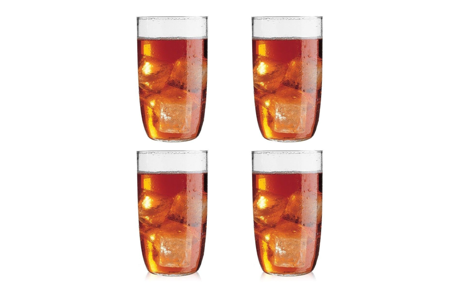 Bodum Kvadrant Trinkglas – 0,50 l, Borosilikatglas, Transparent, Nicht spülmaschinenfest