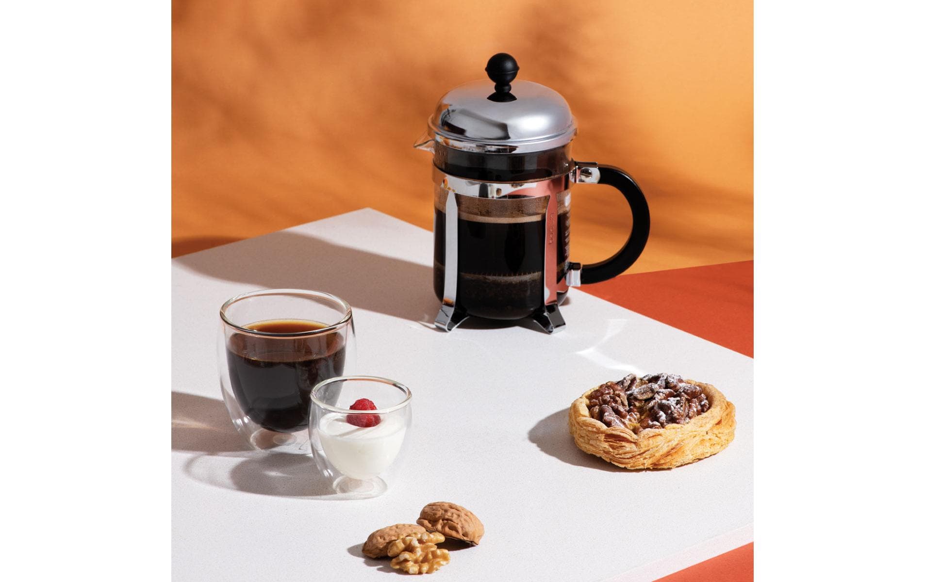 Bodum Chambord French Press / Kaffeebereiter – 0,5 l, 4 Tassen, Borosilikatglas/Kunststoff