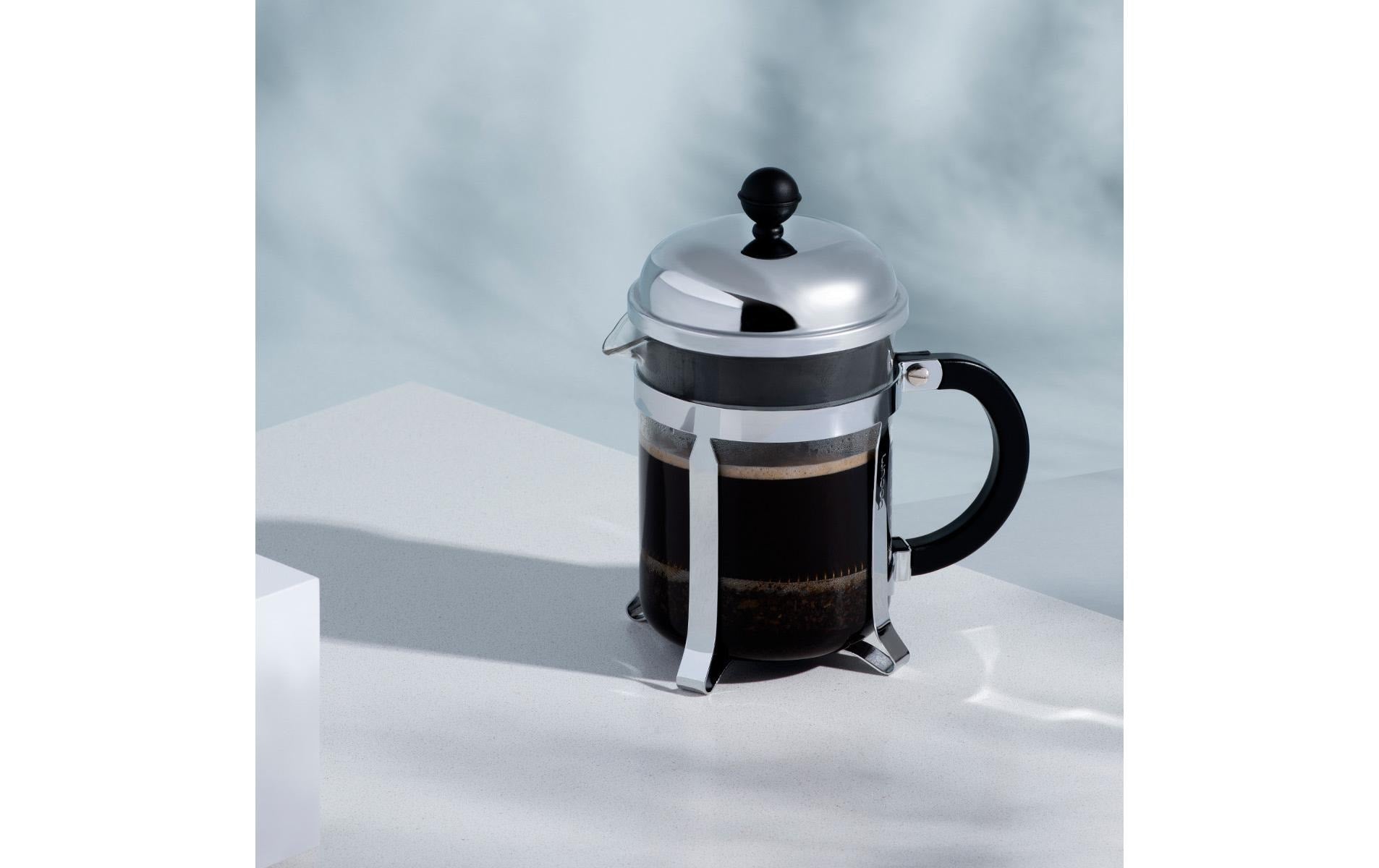 Bodum Chambord French Press / Kaffeebereiter – 0,5 l, 4 Tassen, Borosilikatglas/Kunststoff