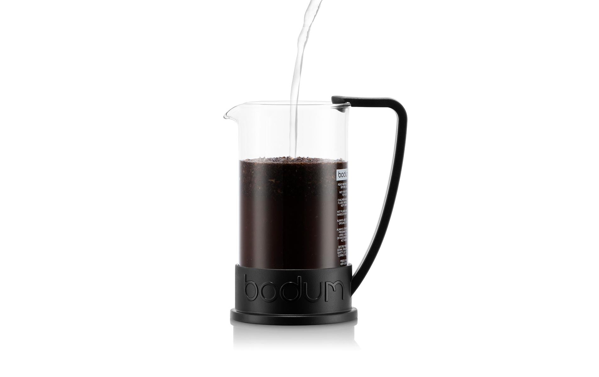 Bodum Brazil French Press / Kaffeebereiter – 0,4 l, 3 Tassen, Kunststoff