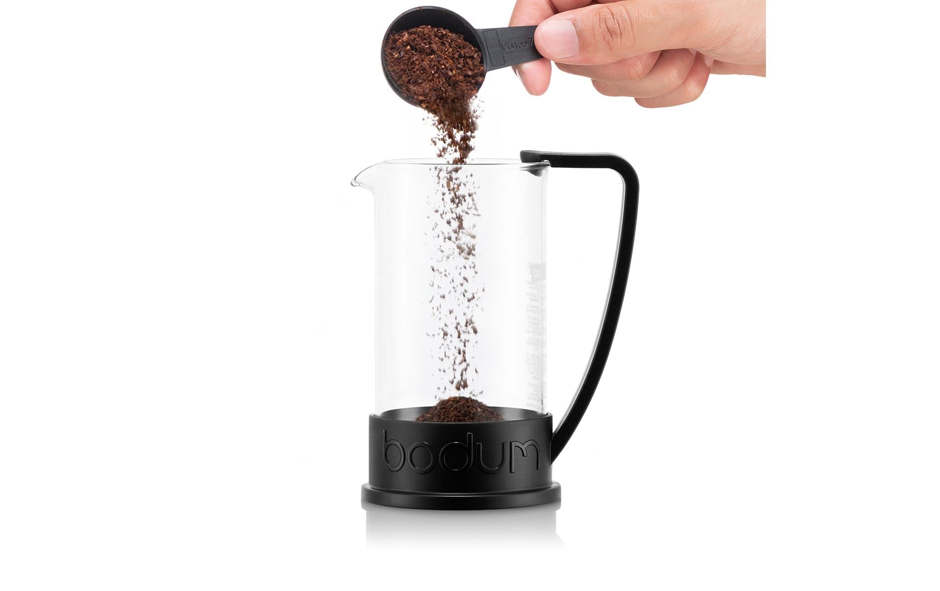 Bodum Brazil French Press / Kaffeebereiter – 0,4 l, 3 Tassen, Kunststoff