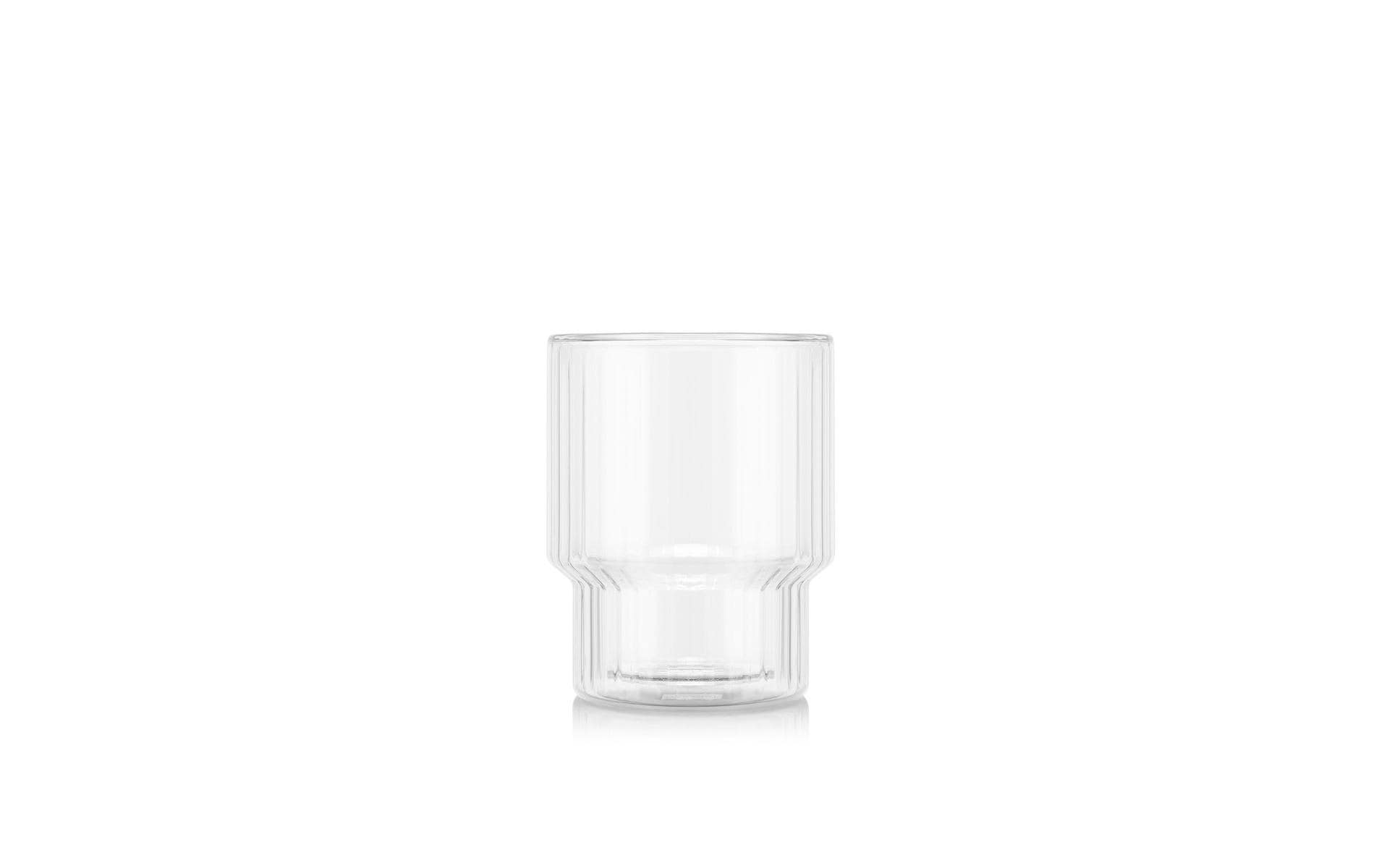 Bodum Doppelwandgläser – 2er Set, 350 ml, Ø 8,6 cm, Borosilikatglas, Transparent, doppelwandig, stapelbar