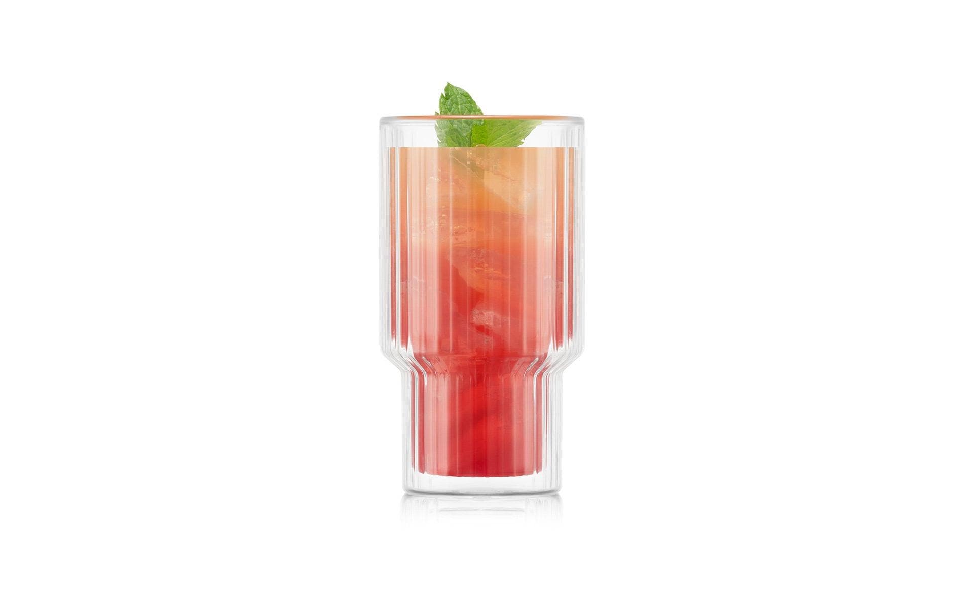 Bodum NAVALIA Trinkglas – 0,25 l, Borosilikatglas, transparent, doppelwandig, 2 Stück