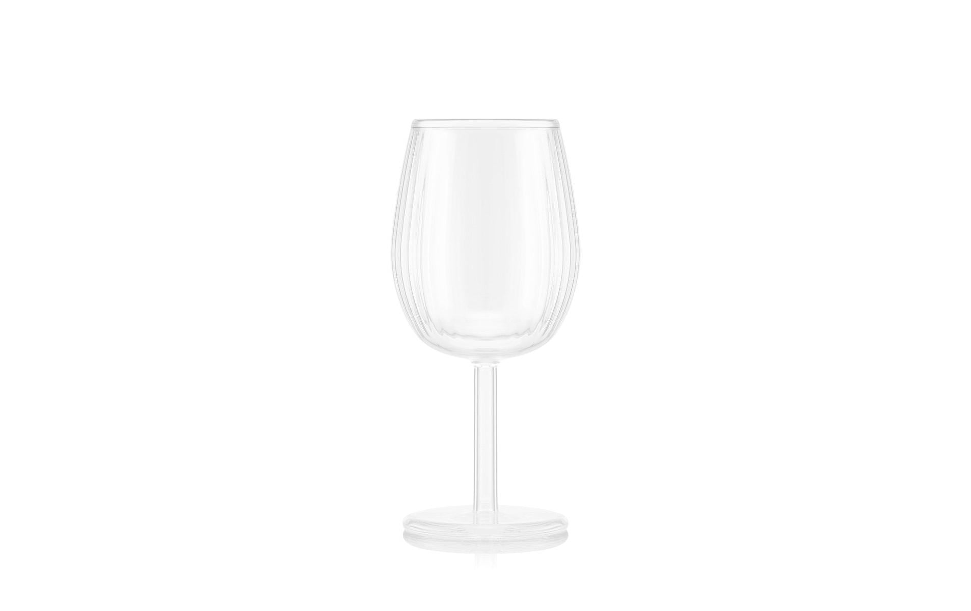 Bodum Douro Weissweinglas – 0,20 l, Borosilikatglas, Transparent, spülmaschinenbeständig, 2 Stück