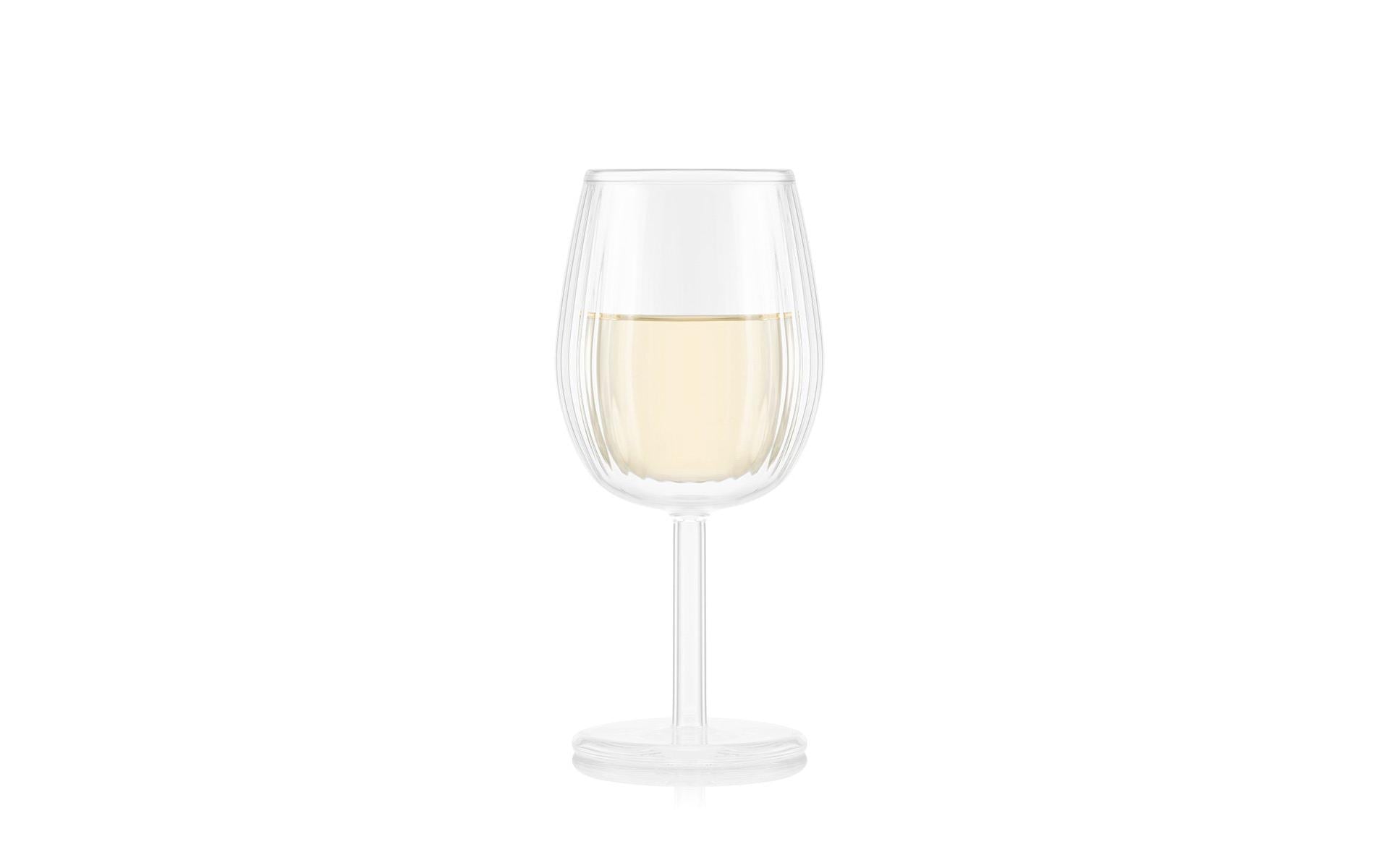 Bodum Douro Weissweinglas – 0,20 l, Borosilikatglas, Transparent, spülmaschinenbeständig, 2 Stück