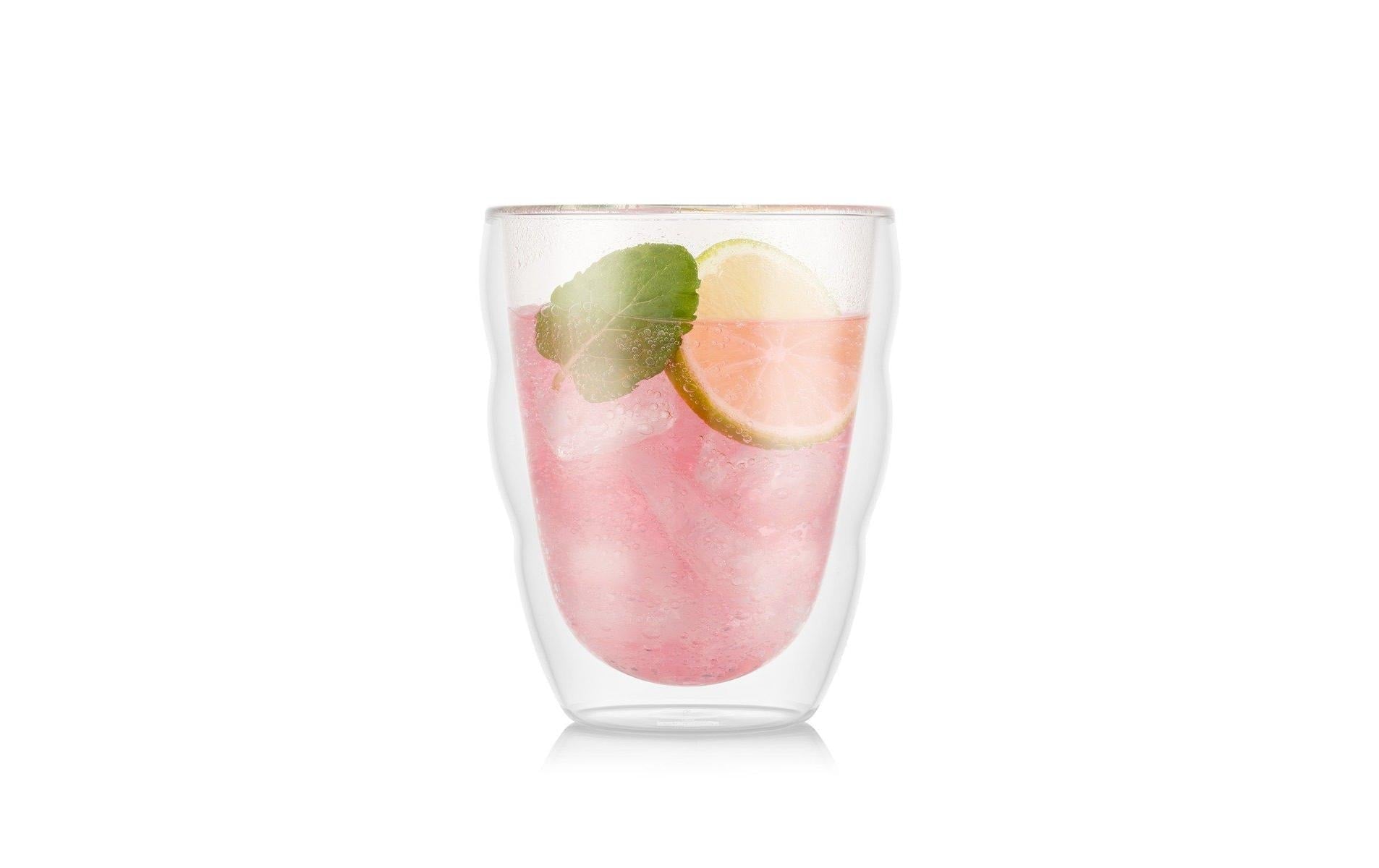 Bodum Pilatus Trinkgläser – 6er Set, 350 ml, Ø 8,5 cm, Borosilikatglas, spülmaschinenfest