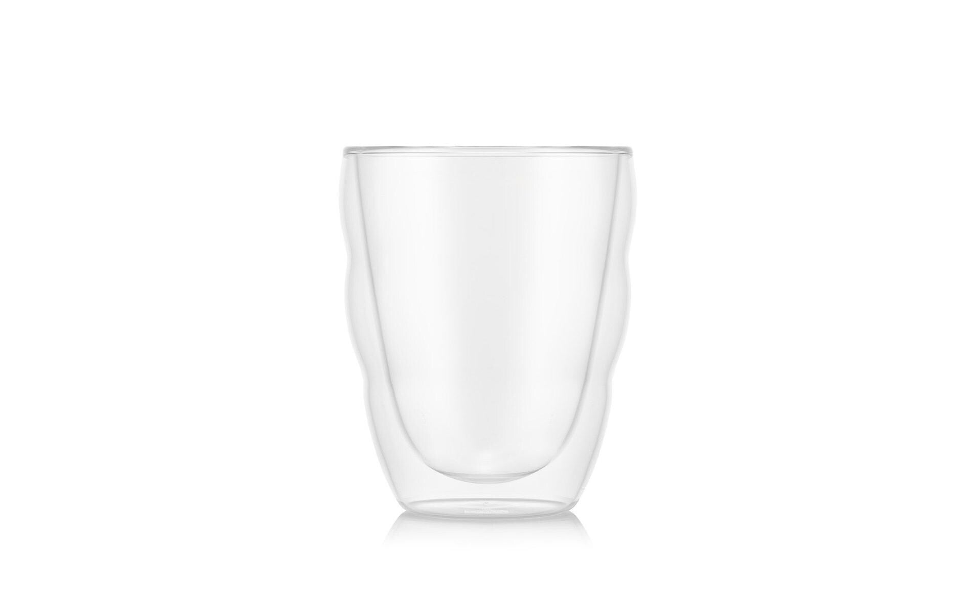 Bodum Pilatus Trinkgläser – 6er Set, 350 ml, Ø 8,5 cm, Borosilikatglas, spülmaschinenfest
