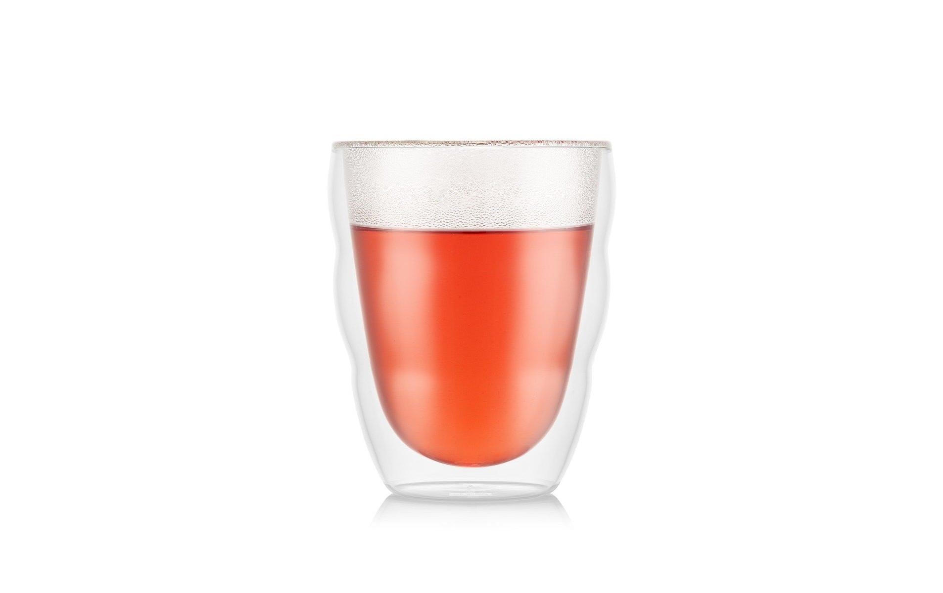 Bodum Pilatus Trinkgläser – 6er Set, 350 ml, Ø 8,5 cm, Borosilikatglas, spülmaschinenfest