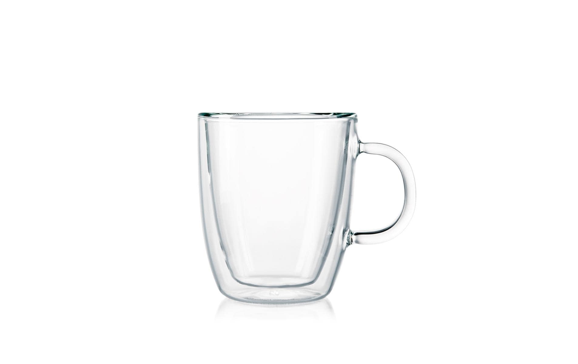 Bodum Bistro Thermo-Glas – 0,30 l, Glas, transparent, doppelwandig, spülmaschinenfest, 2 Stück
