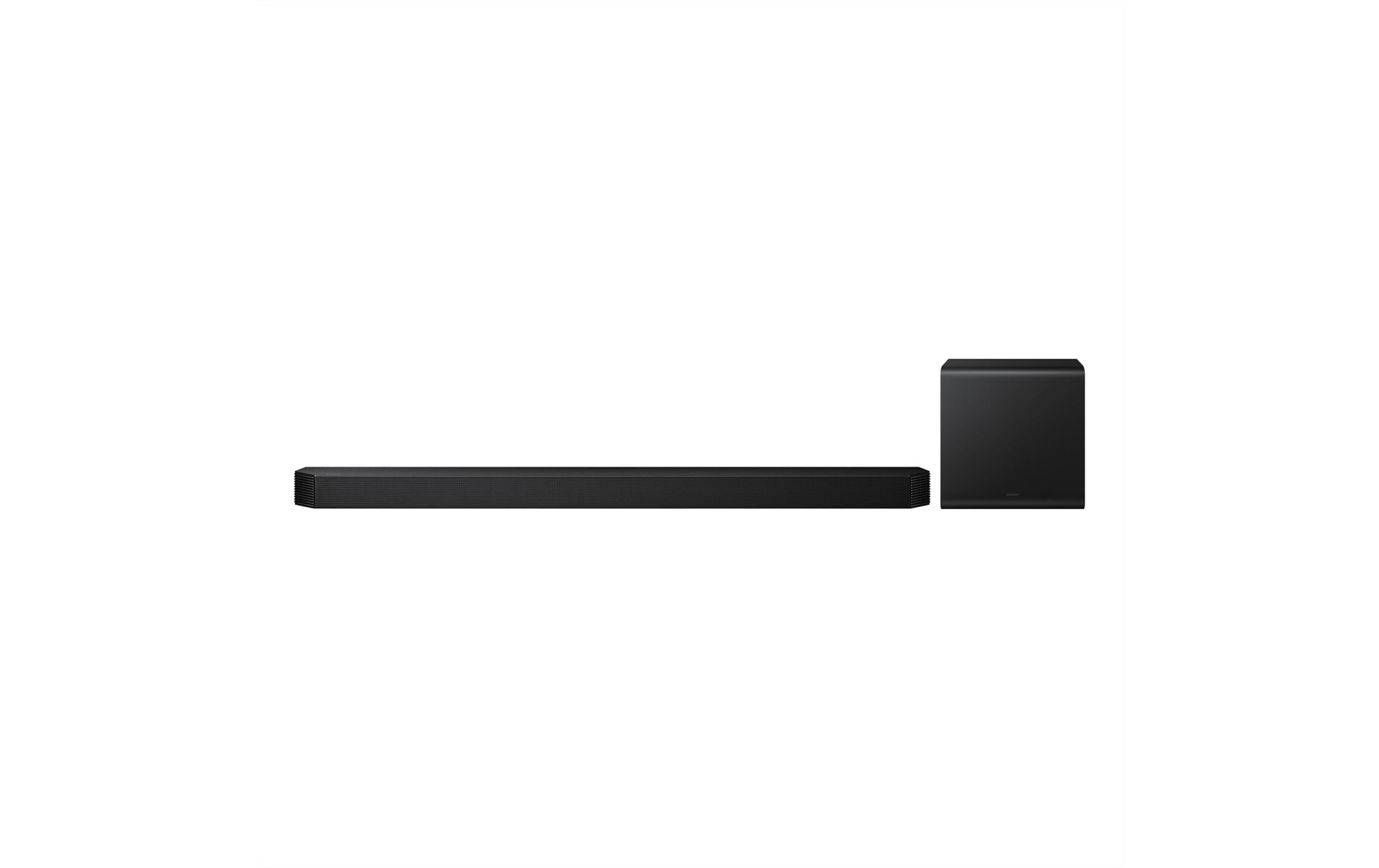 Samsung HW-Q800F – Soundbar mit kabellosem Subwoofer – 5.1.2, 500 W, Spotify, für Amazon Alexa, Schwarz