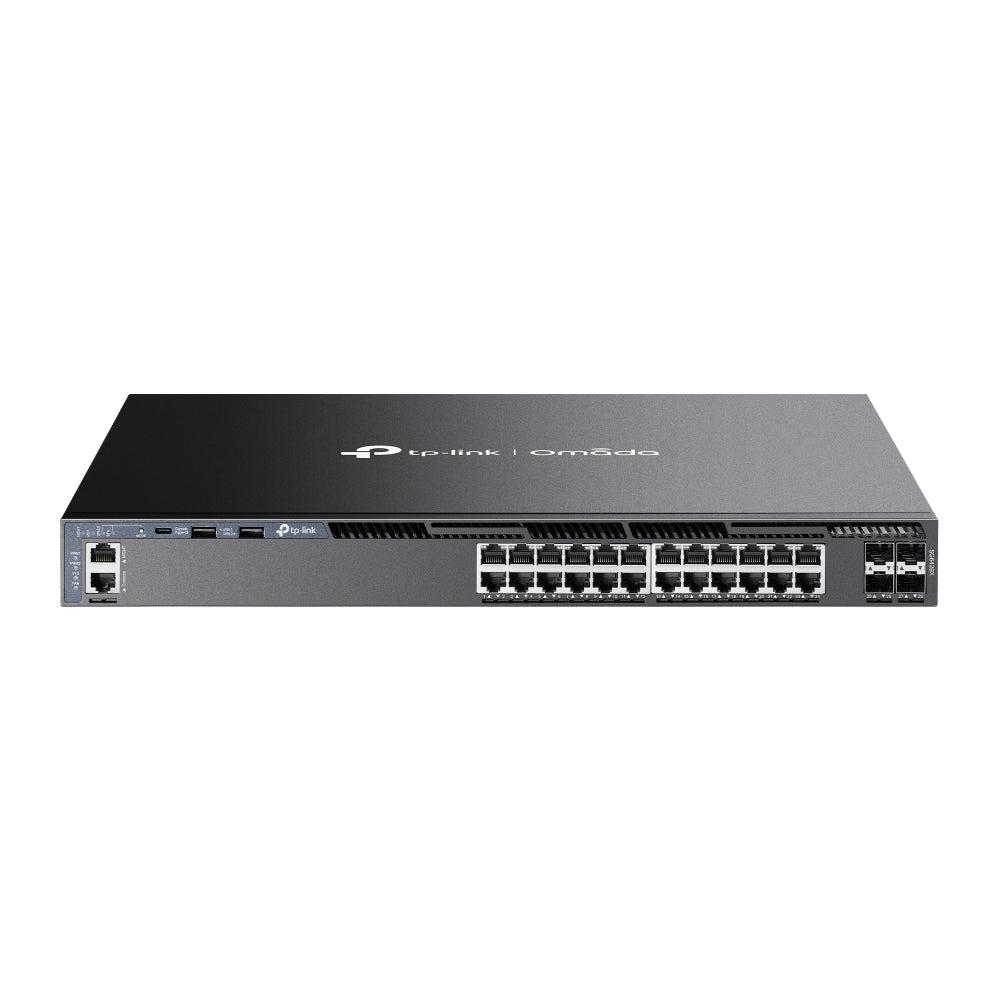 TP-Link SG6428X – Managed Switch – 24×GbE, 4×SFP+, L3, 1U