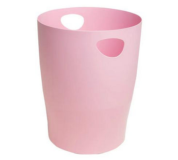 Exacompta Papierkorb – 15 l – Recycling-Kunststoff, rund – rosa