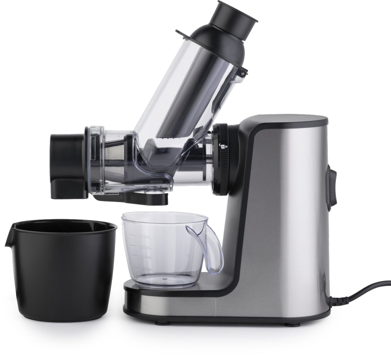 Gorenje Entsafter JC200BE – 400 ml, 200 W – schwarz/silber