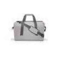 Reisenthel Umhängetasche Allrounder L – 30 l, Polyester, Herringbone Grau, 48 × 39,5 × 29 cm