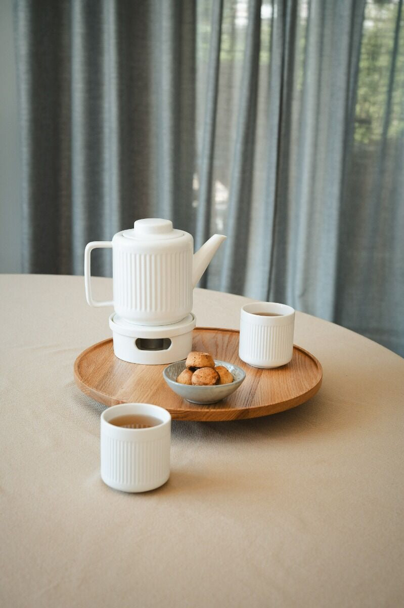 Bredemeijer Teetasse Skagen – 2er Set, 300 ml, Ø 8,3 cm, H 9,0 cm, Porzellan, Weiss